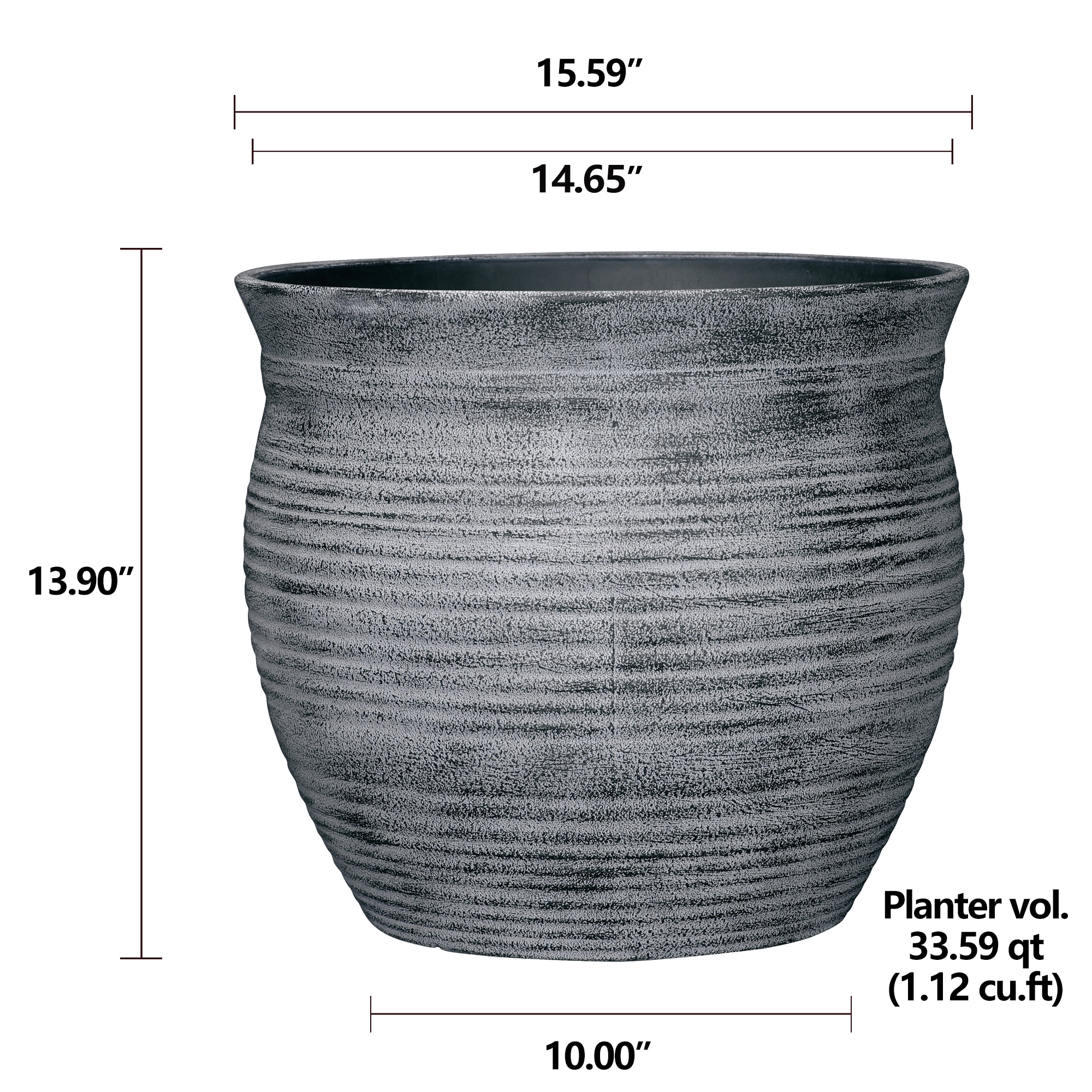 allen + roth PLJF115TKJ Planter-Window-Box - View #4