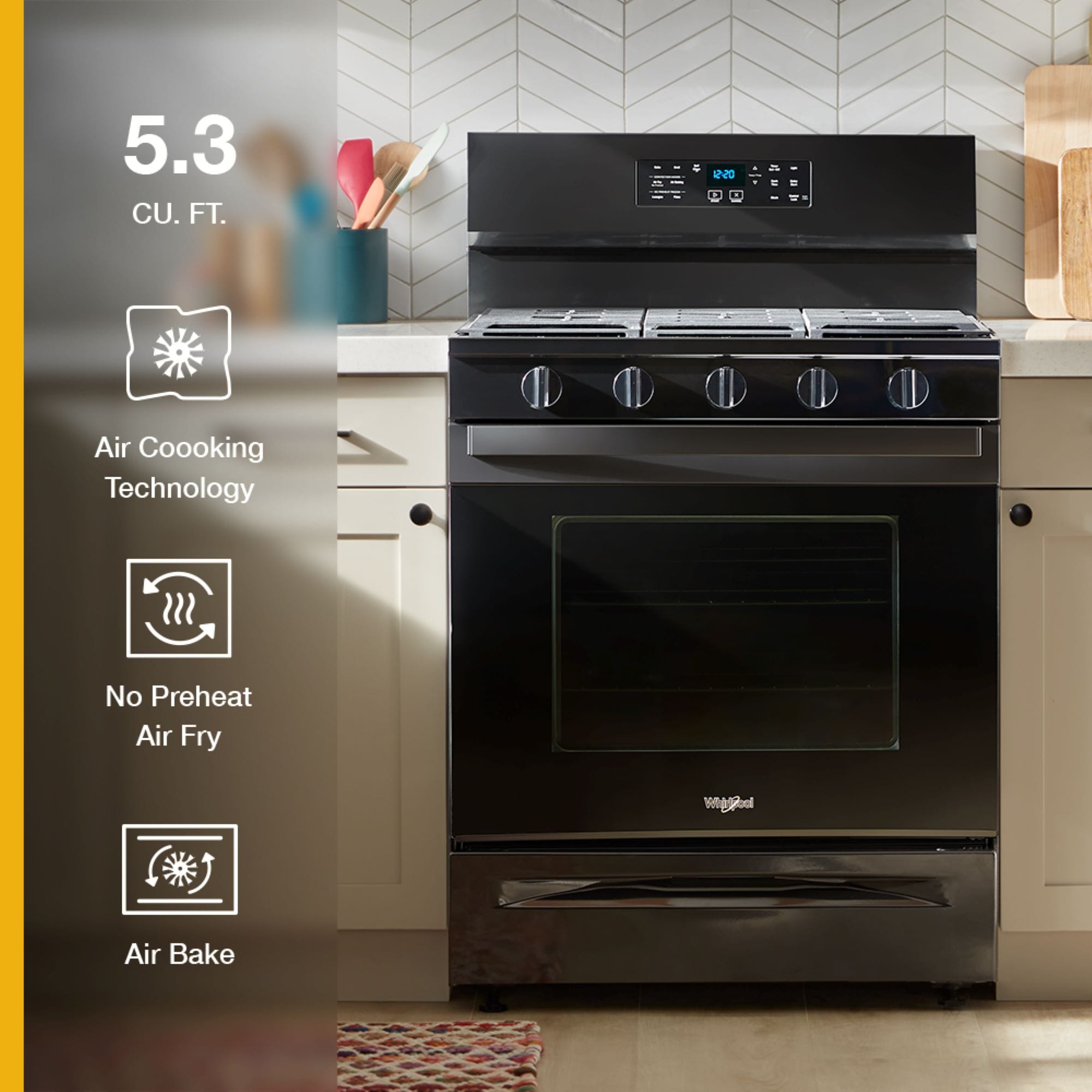 Whirlpool WFGS5030RB Freestanding-Gas-Ranges - View #3
