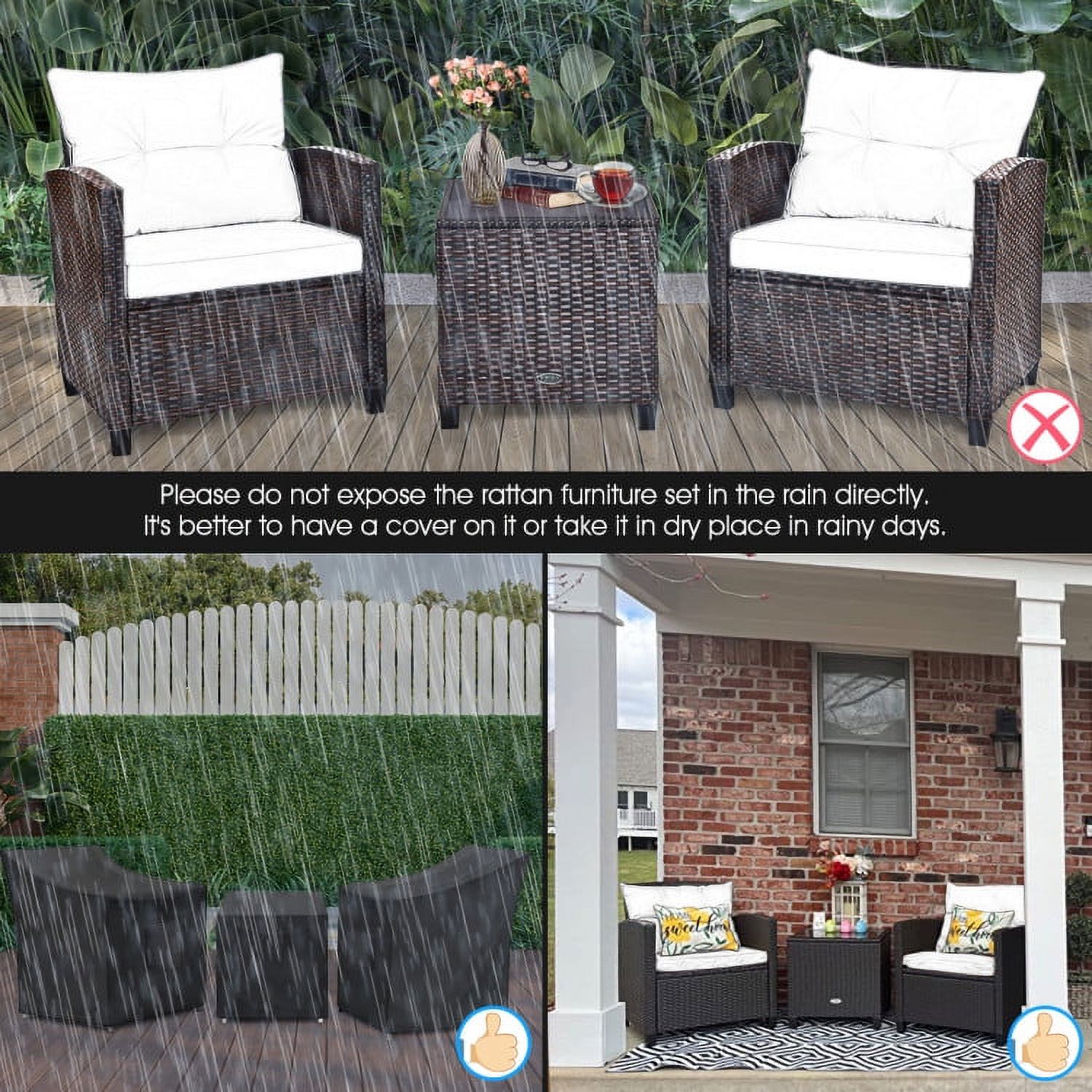 Choco Moon 5357740124455 Patio-Conversation-Sets - View #7