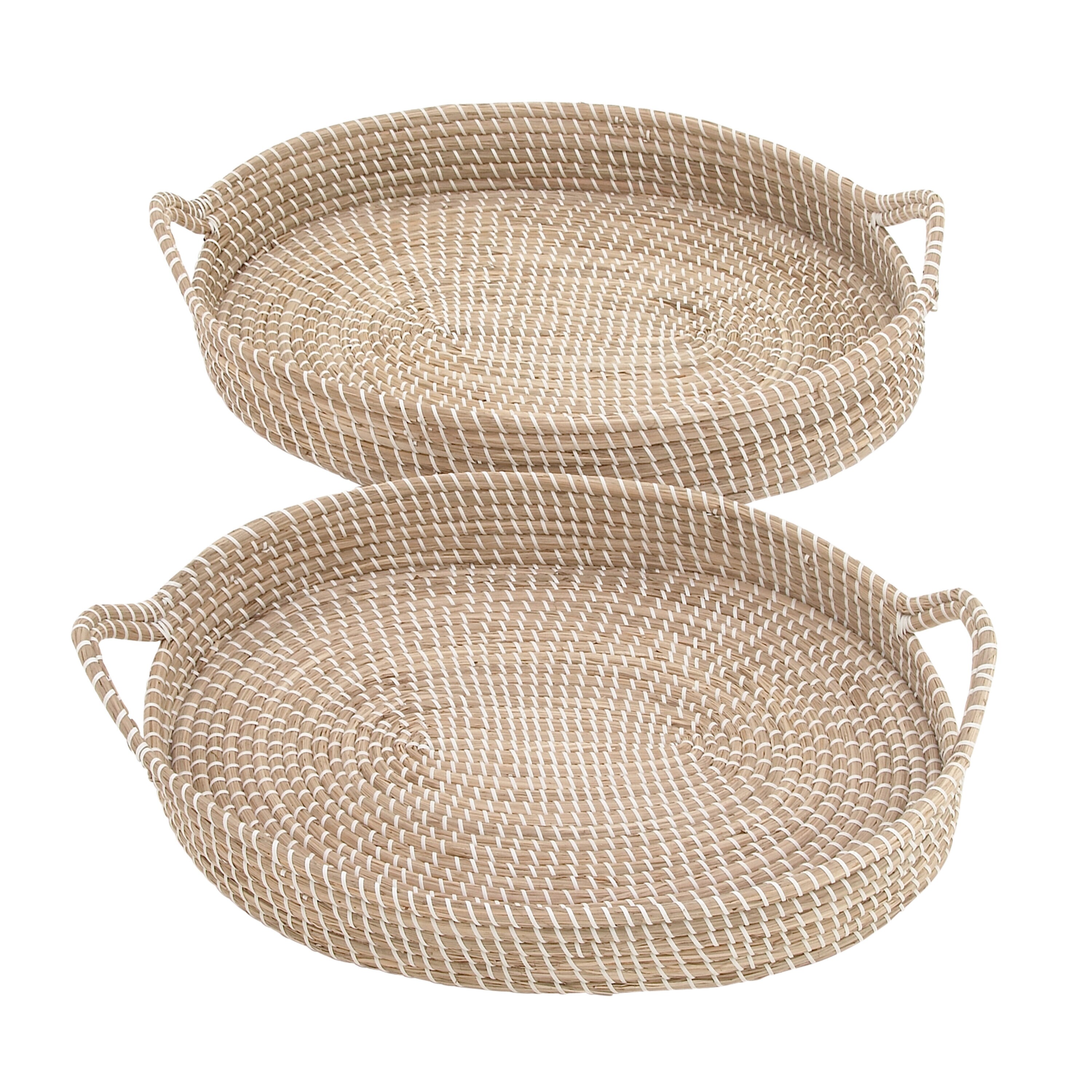 Oval Natural Wicker Basket - 23L x 18D x 5H