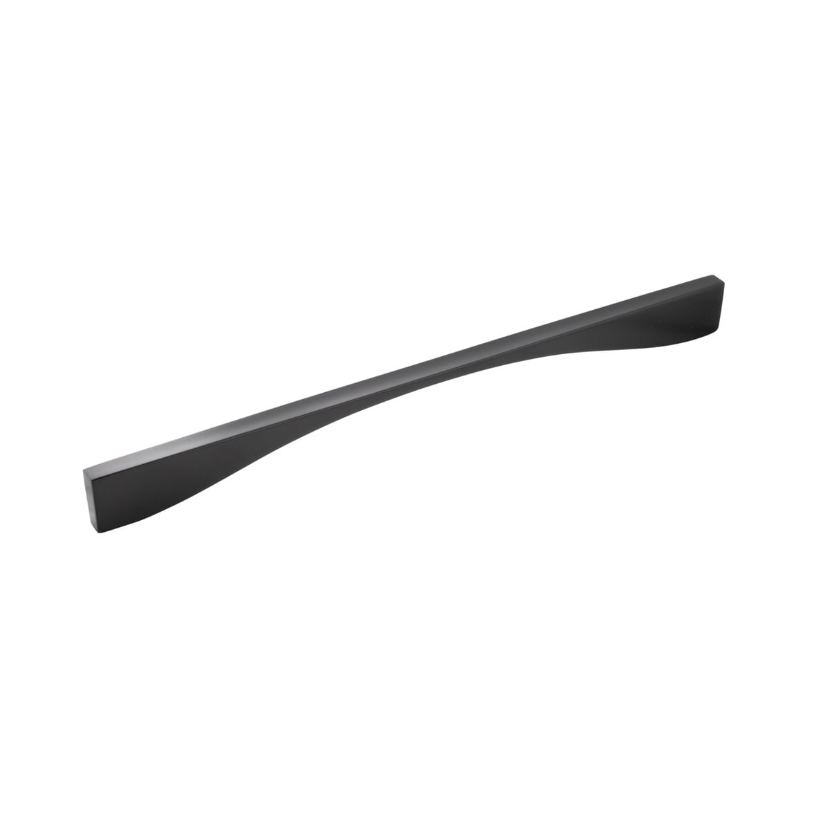 Belwith Keeler B077286-MB Channel 18-in , 457mm Center to Center Matte Black Rectangular Handle For Use on Appliances Drawer Pulls