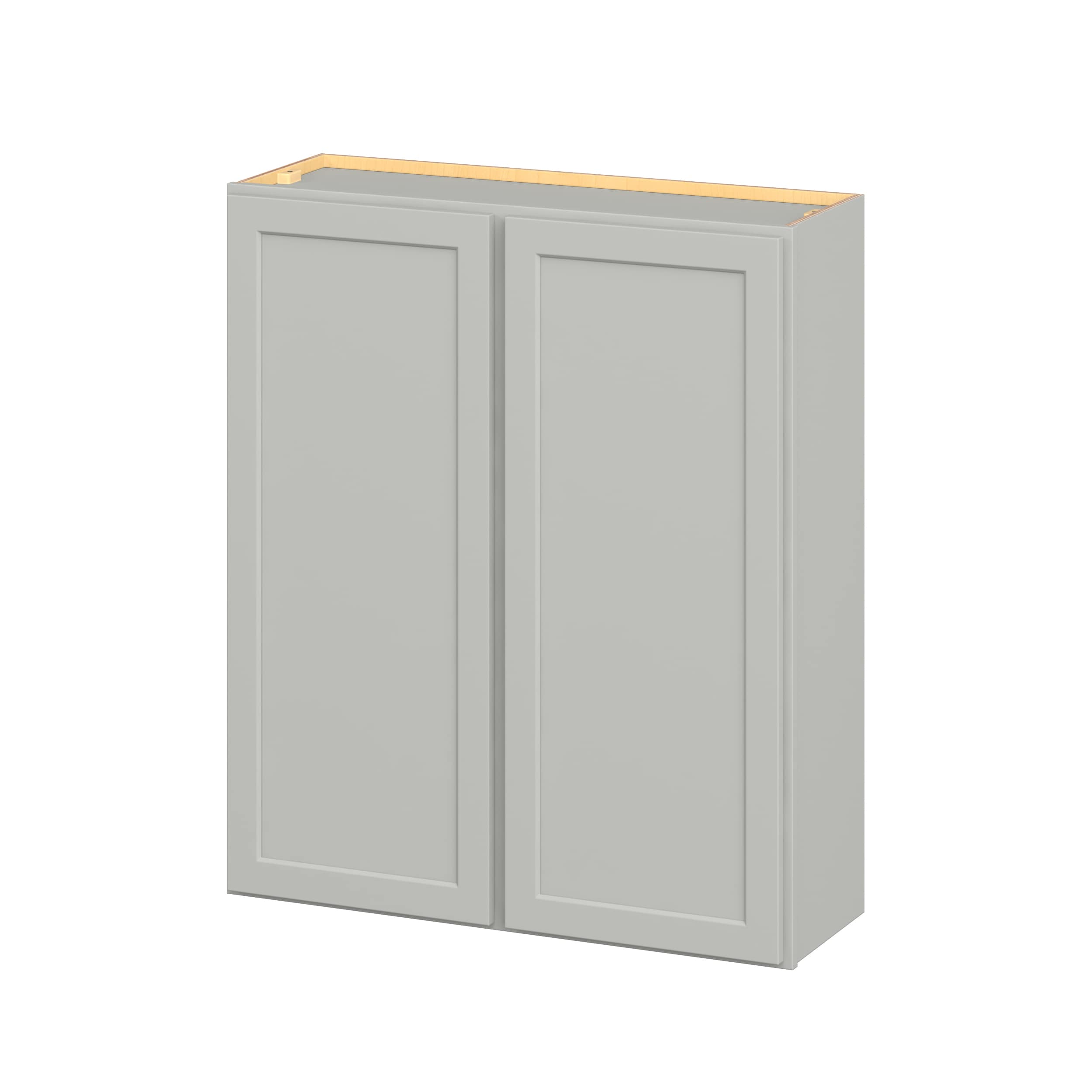 Hugo&Borg W3642-JA PRO Jasper 36-in W x 42-in H x 12-in D Whisper Gray Wall Ready to assemble Plywood Cabinet (Flat Panel Shaker)