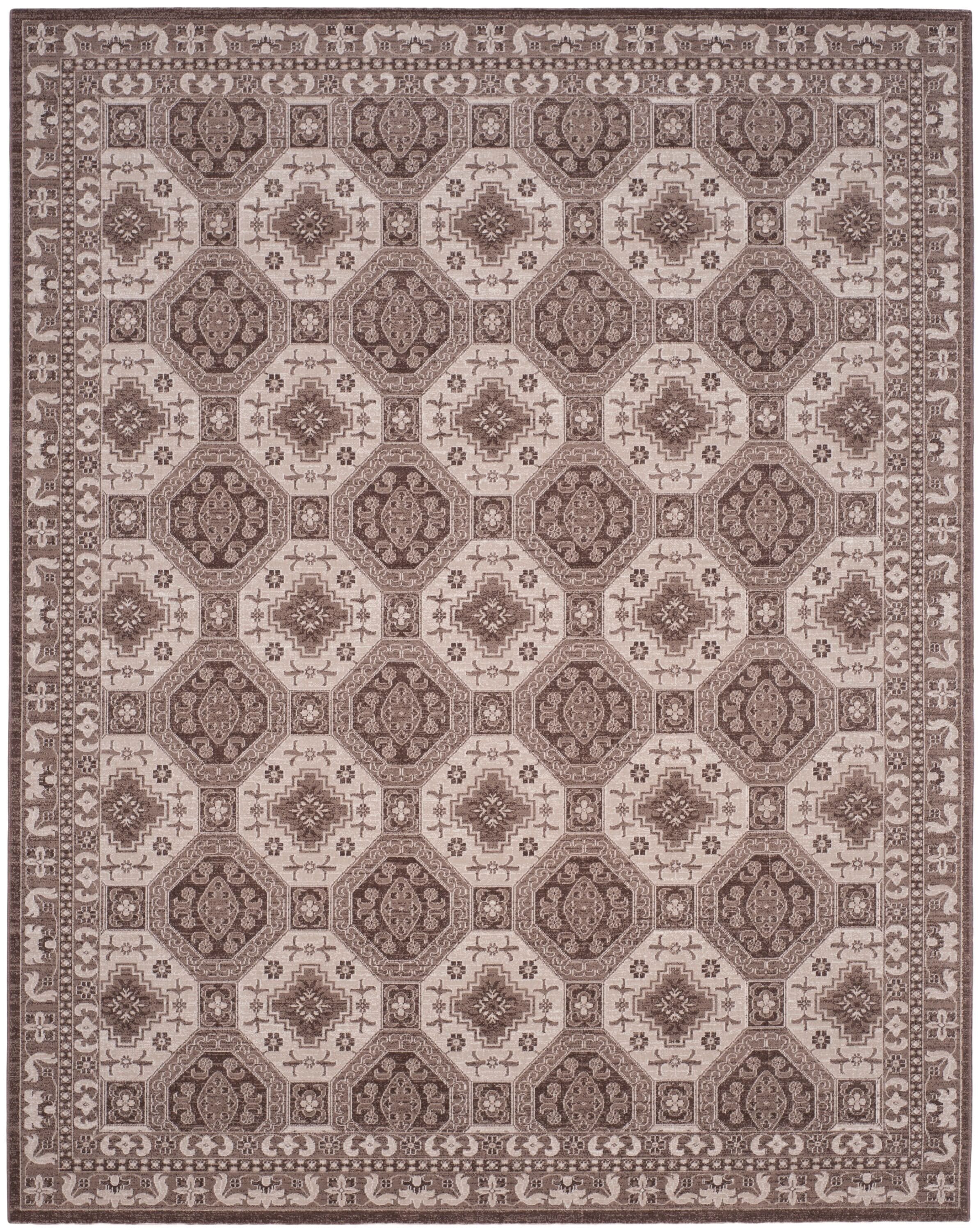 Safavieh ATN320P-8 Artisan Matera 8 x 10 (ft) Loomed Polypropylene Brown/Ivory Rectangular Indoor Distressed/Overdyed Oriental Area rug