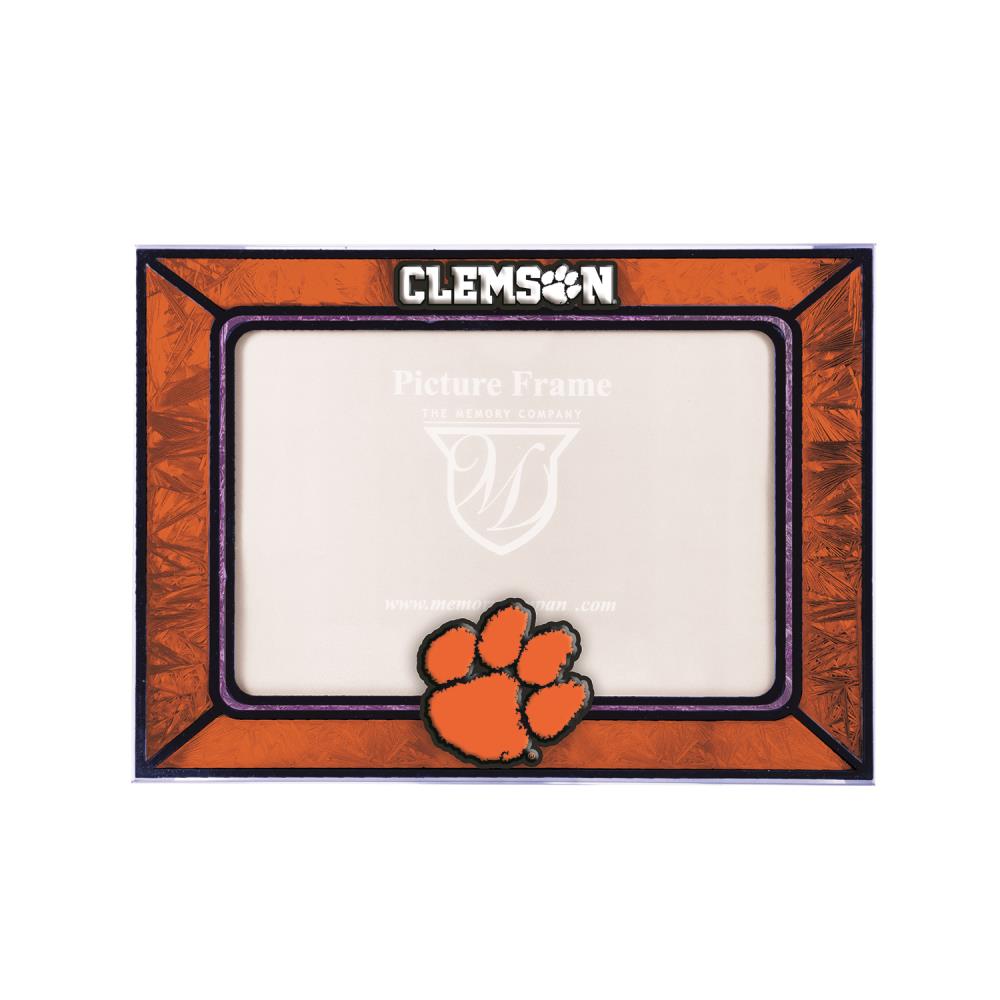 The Memory Company COL-CLM-1790 Clemson Tigers Team Glass Picture Frame