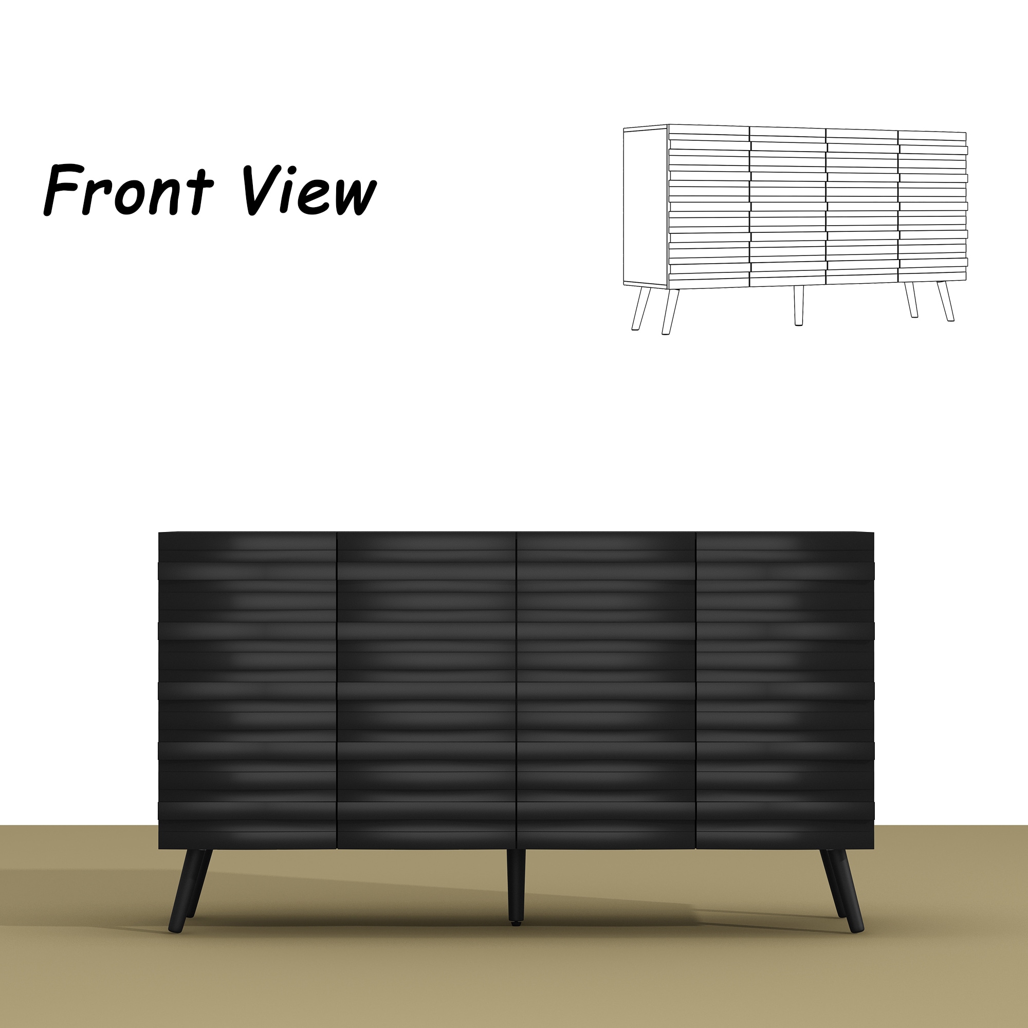 FUFU&GAGA KF390046-01 Dining-Kitchen-Storarge - View #8