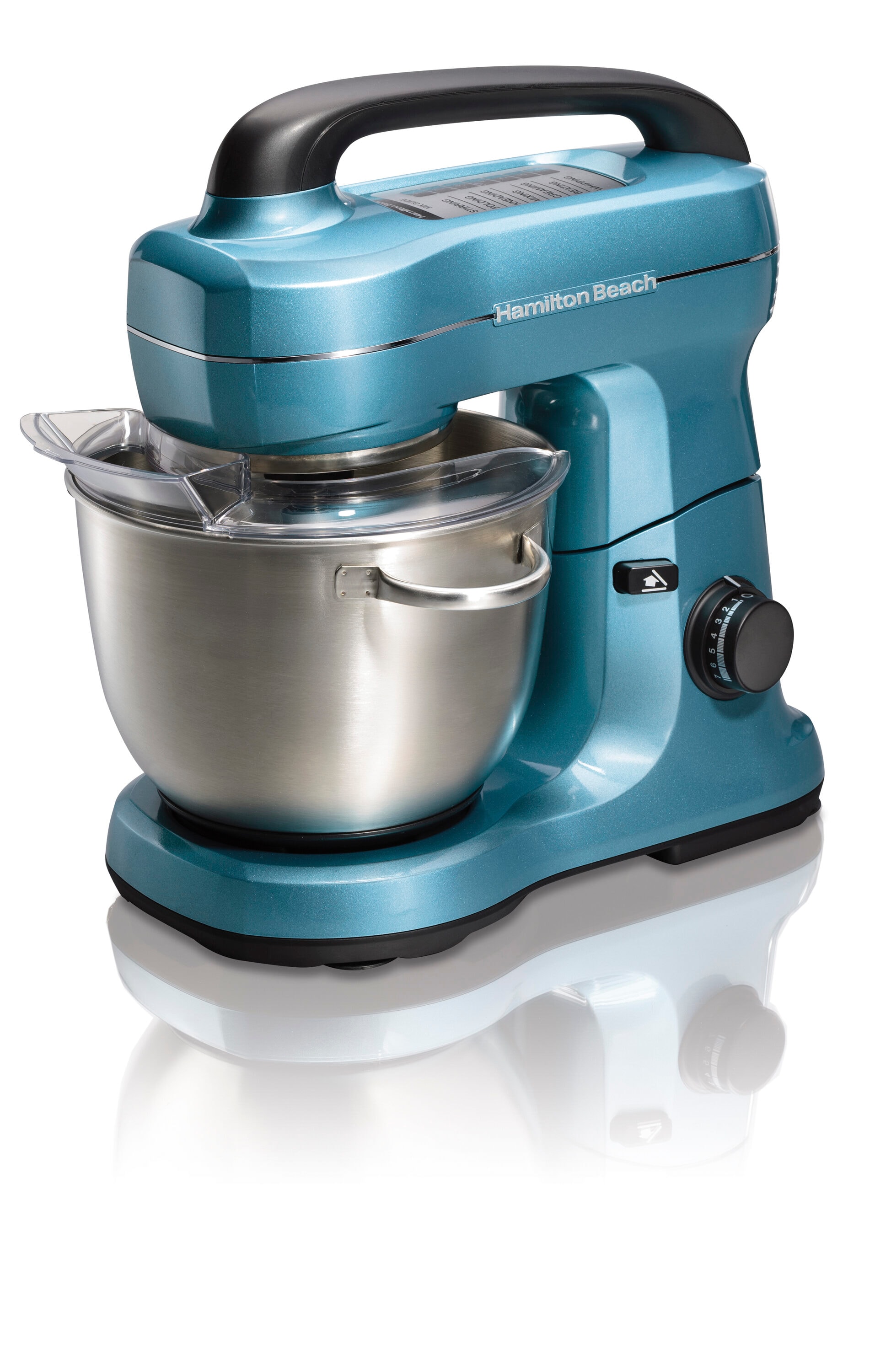 Hamilton Beach 4-Quart 7-Speed Blue Residential Stand Mixer in the
