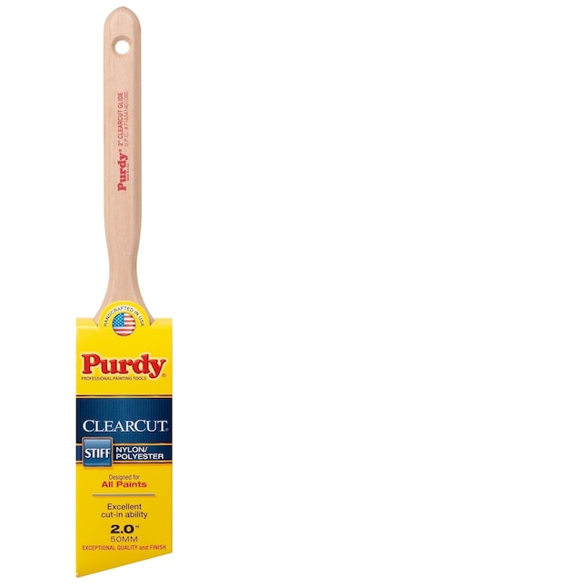 Purdy Clearcut 2-in Reusable Nylon- Polyester Blend Angle Paint