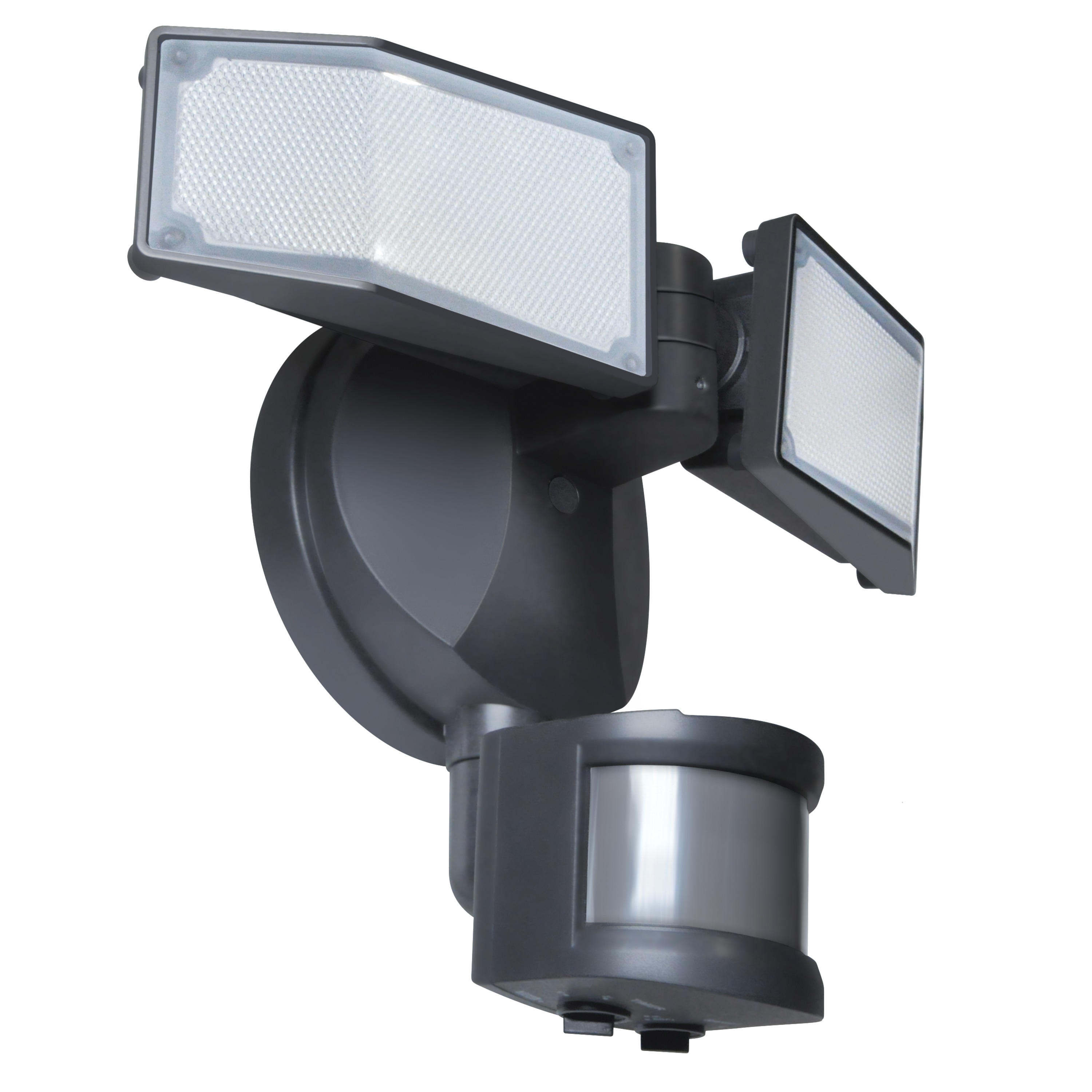 LUTEC 1800LM LED Motion Sensor Light Outdoor, Dual-Head Security Light,  3000K, Waterproof Exterior Flood Light for Patio, Garden, Yard, White (2  Bulbs