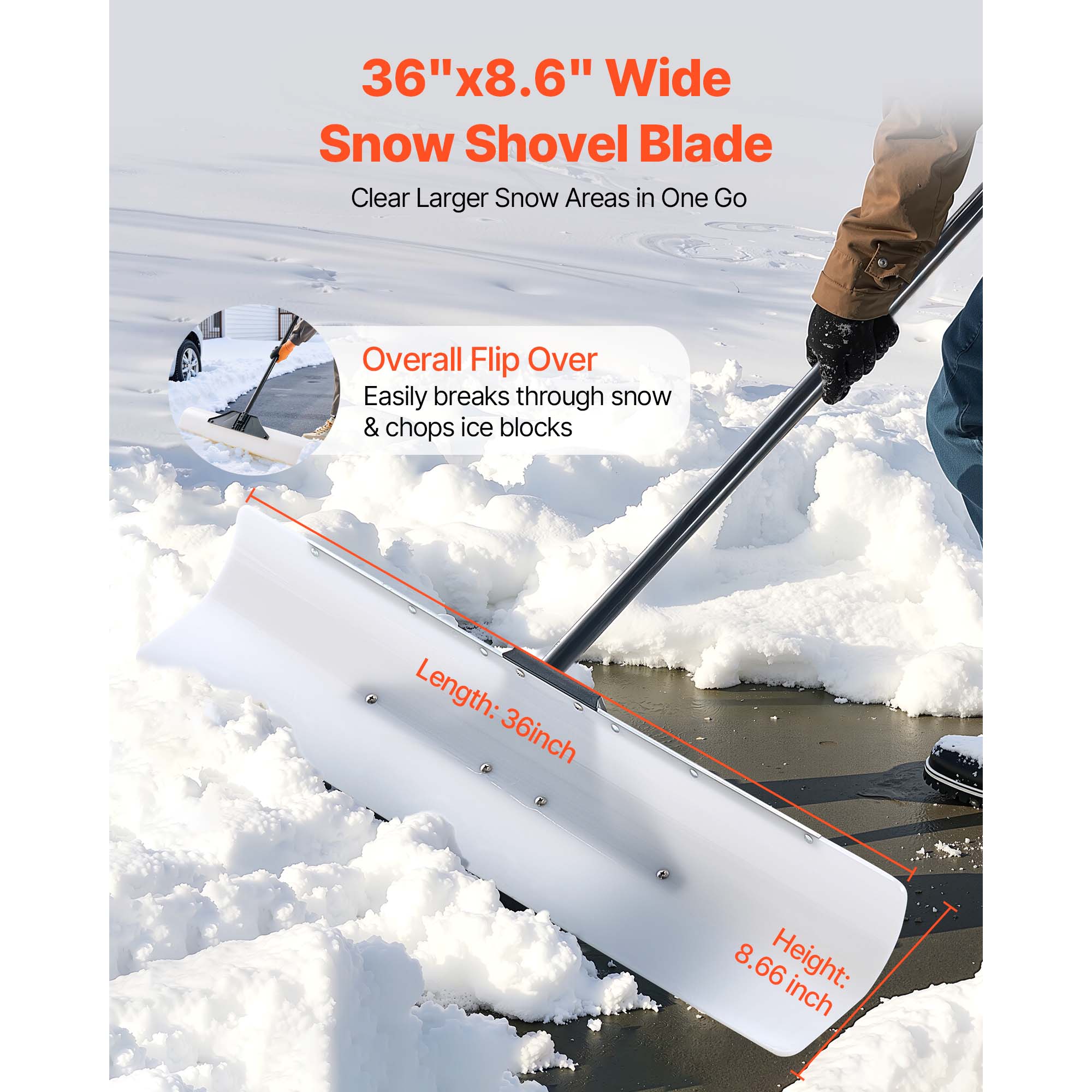 VEVOR SCWLKSL3540I11628V0 Snow-Shovels - View #2