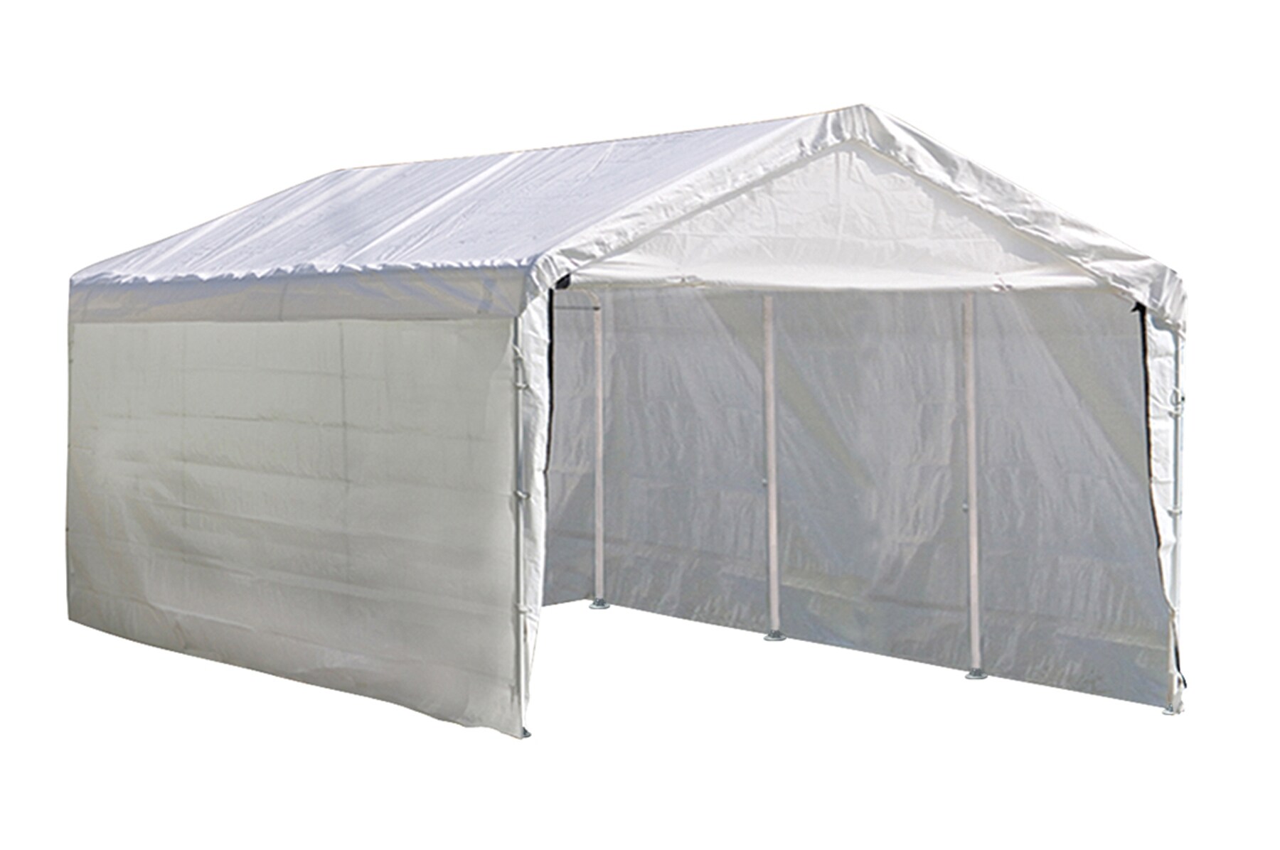 ShelterLogic 10-ft x 20-ft Canopy Storage Shelter in the Canopy Storage ...