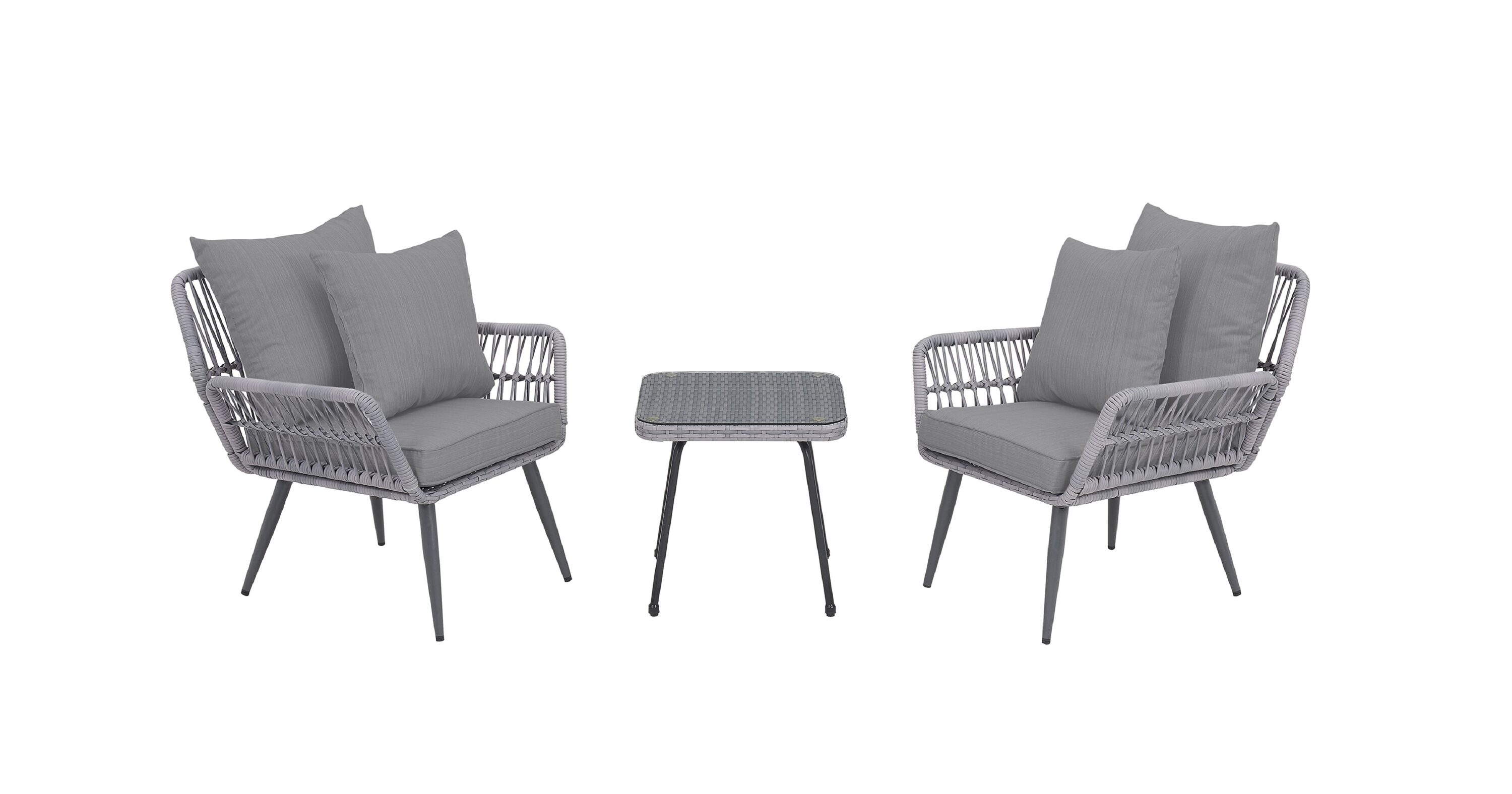 Manhattan Comfort OD-CV012-GY Patio-Conversation-Sets - View #2