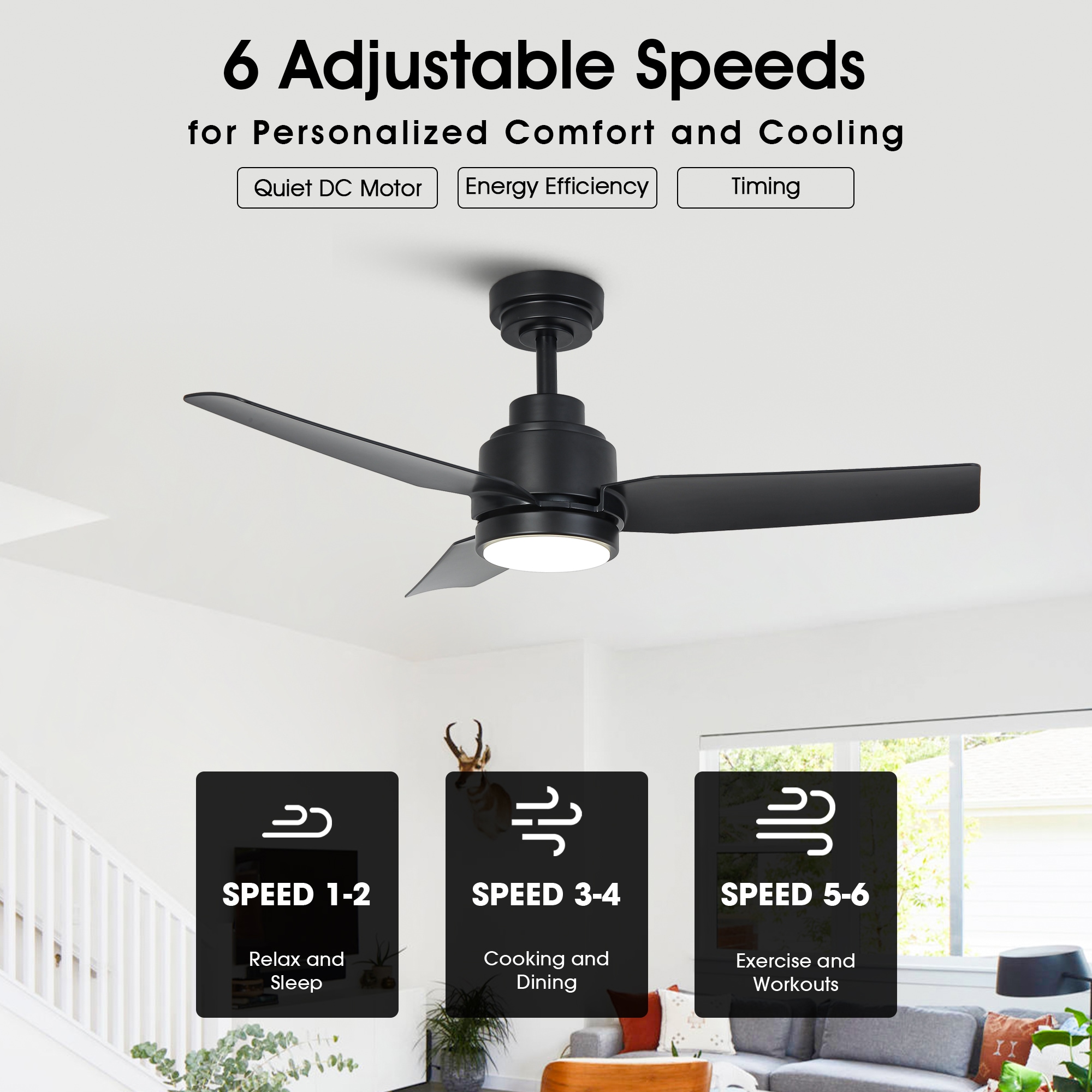 VACZON VZA01A116BK Ceiling-Fans - View #7