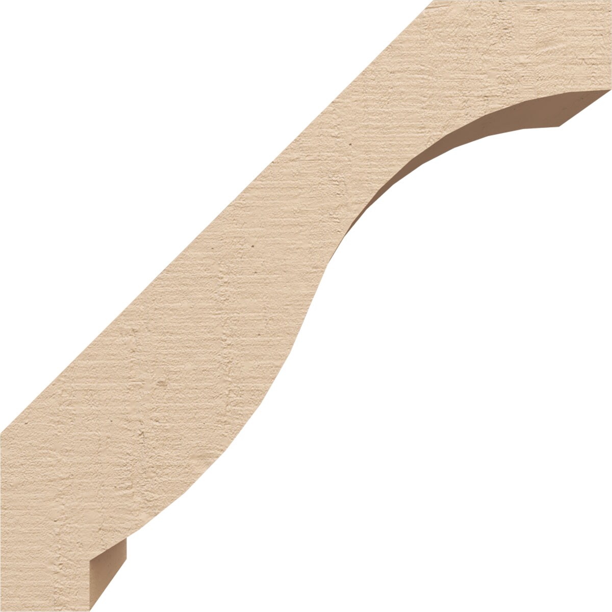Ekena Millwork BRCUR05X10X10BKRRCPR braces - View #4