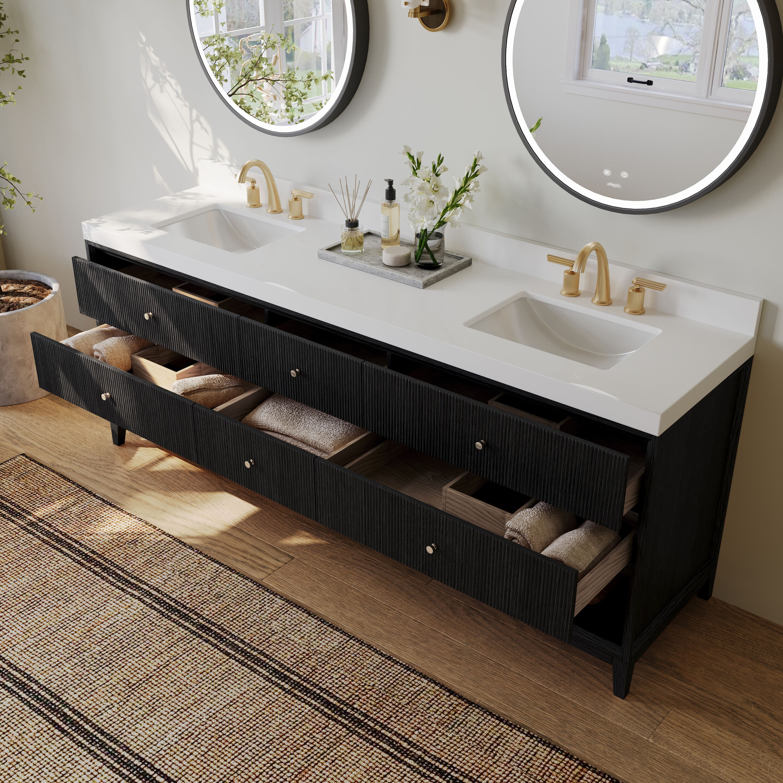 Ancerre Designs VTS-MOMO-84-RBO-WQZ Bath-Vanity-Combo - View #6