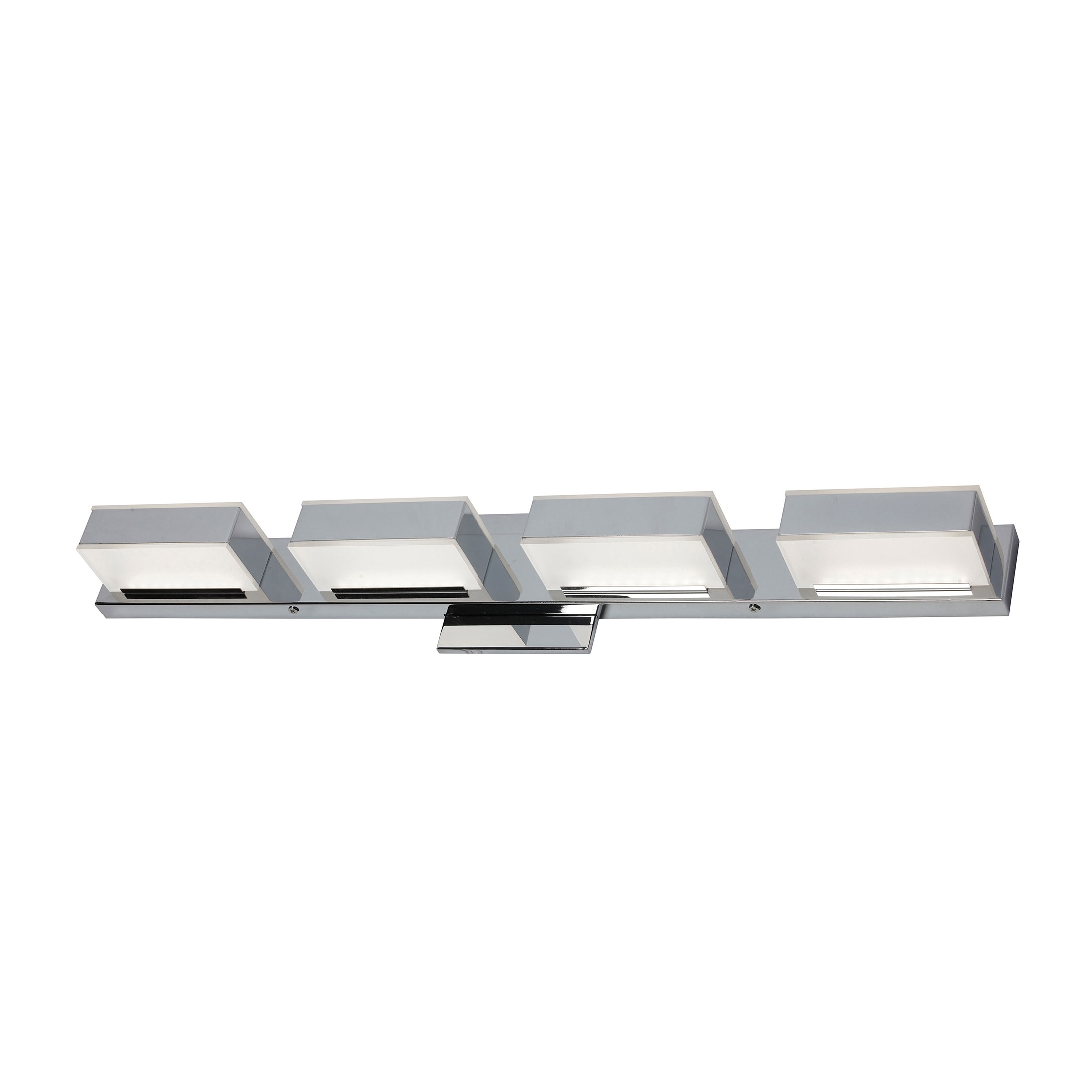 Dainolite VLD-215-4W-PC Viola 27-in 4 -Light Polished Chrome Integrated LED Modern/contemporary Vanity light