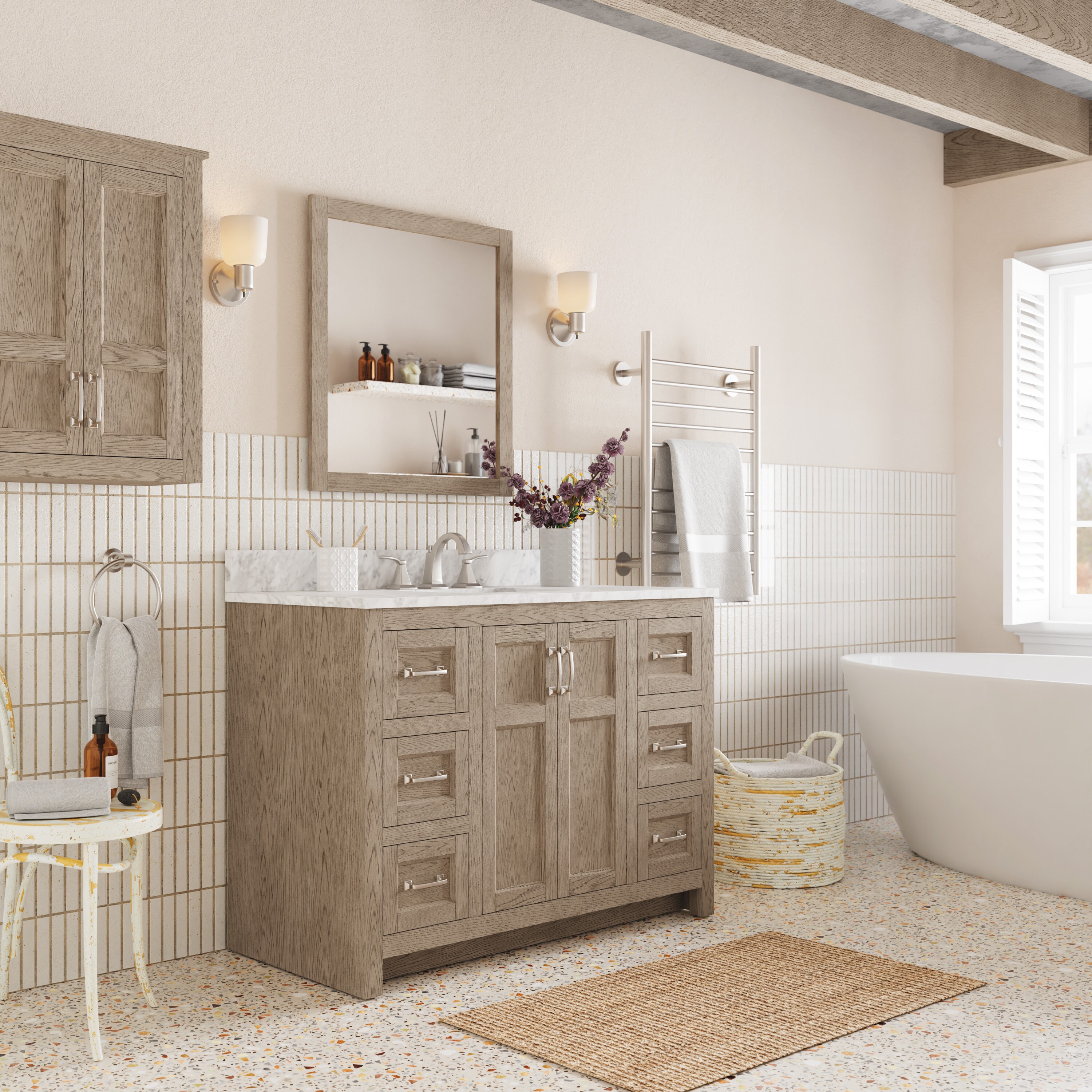 allen + roth 1954VA-48-278-900-UM Bath-Vanity-Combo - View #13