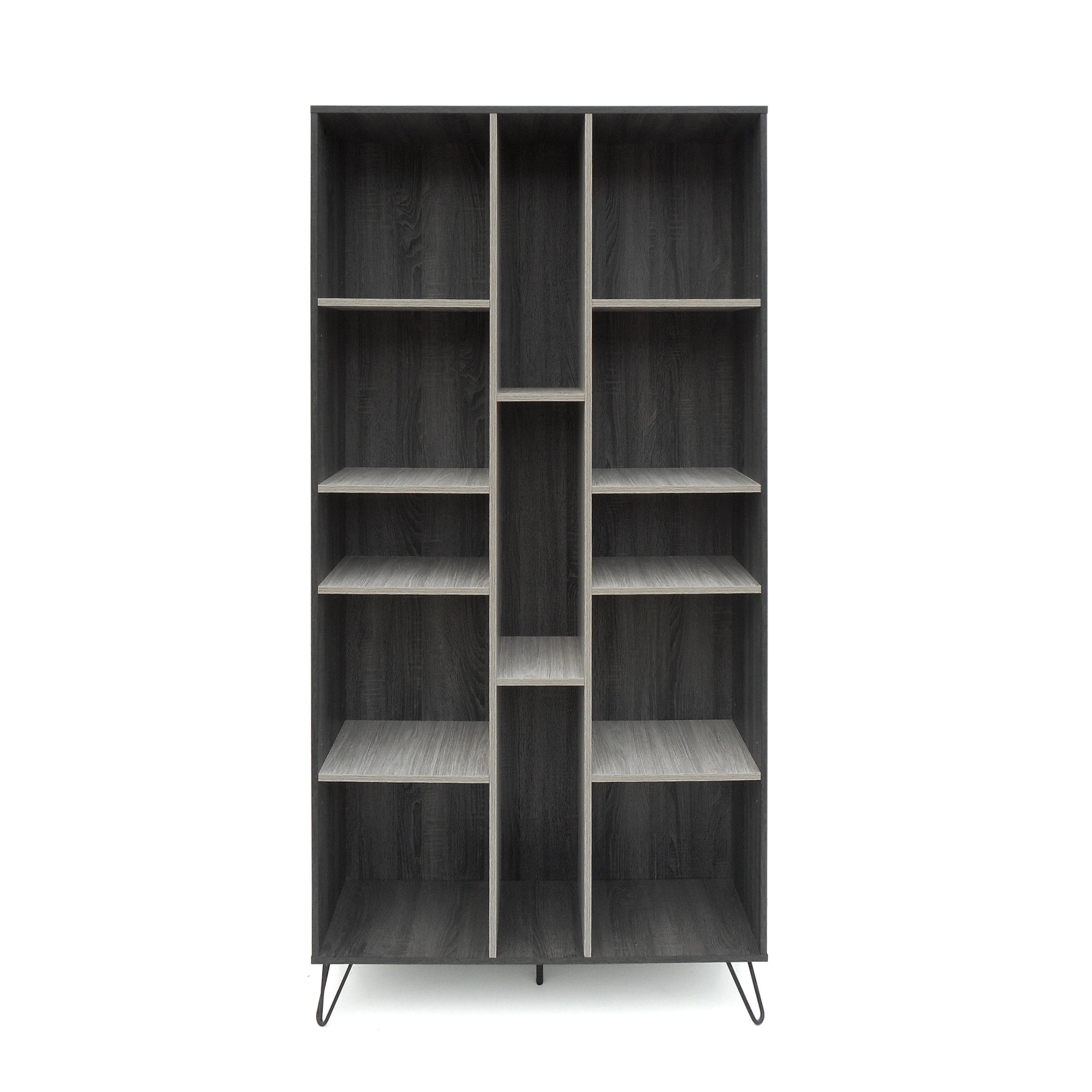 Christopher Knight Home 303663 Imogen Modern Faux Wood Bookshelf-Grey