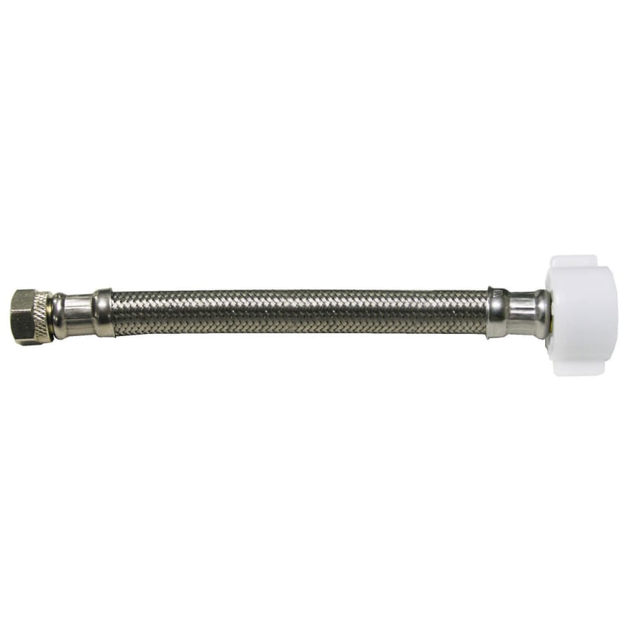 Watts LBLK SPCT20-614CP 3/8-in compression Ballcock Thread x 20-in PVC Flexible Toilet Supply Line