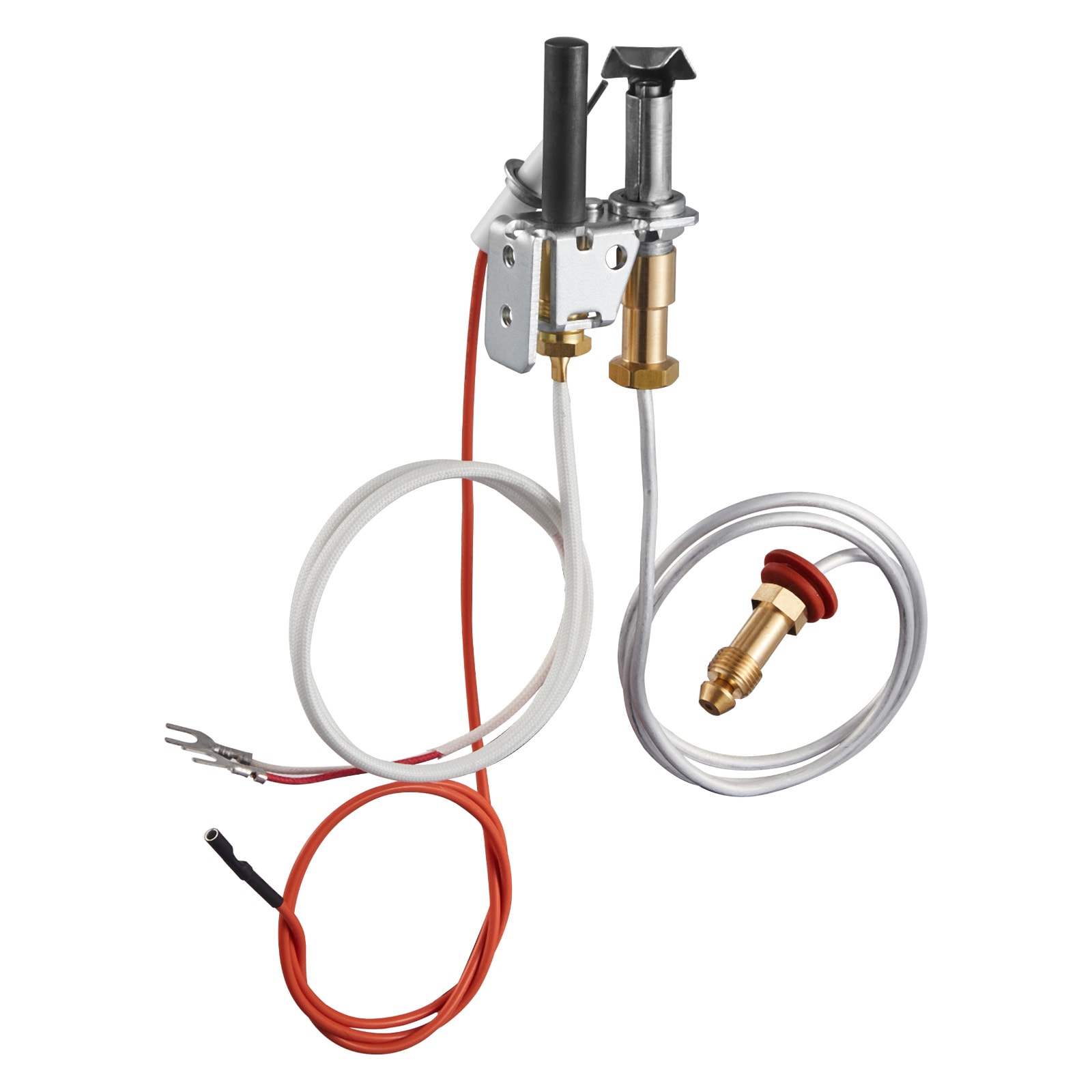 VEVOR Gas Pilot Assembly OE 446-512A HSRV 446-512A SRV 446-512A Fireplace Gas Pilot Assembly Kit Natural Gas Ignition Replacement Compatible with Heat and Glo Heatilator Lennox Regency Models #SCRQBLDHZJSD16073V7