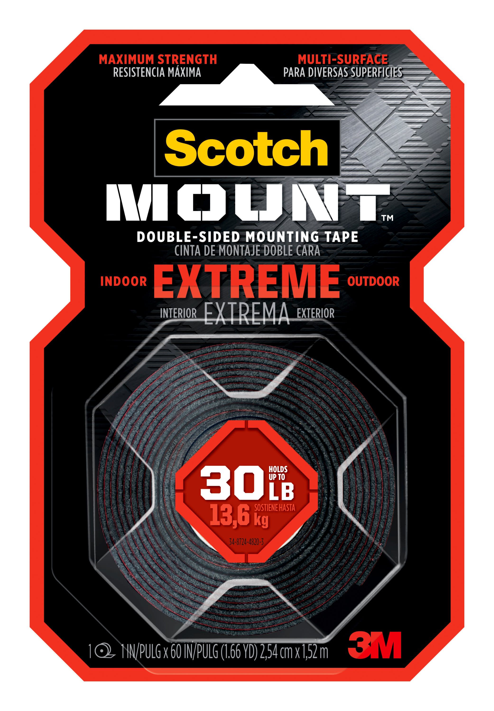 Scotch Permanent Foam Mounting Tape - .5''X75