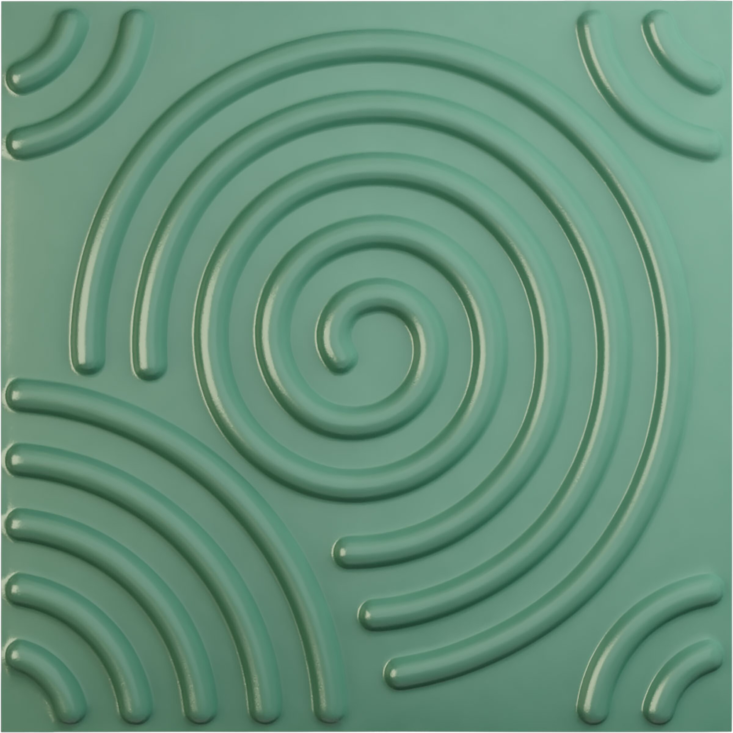 Ekena Millwork WP20X20SPFSM 19-5/8-in x 19-5/8-in Embossed Paintable/Stainable Green PVC Wall Panel (