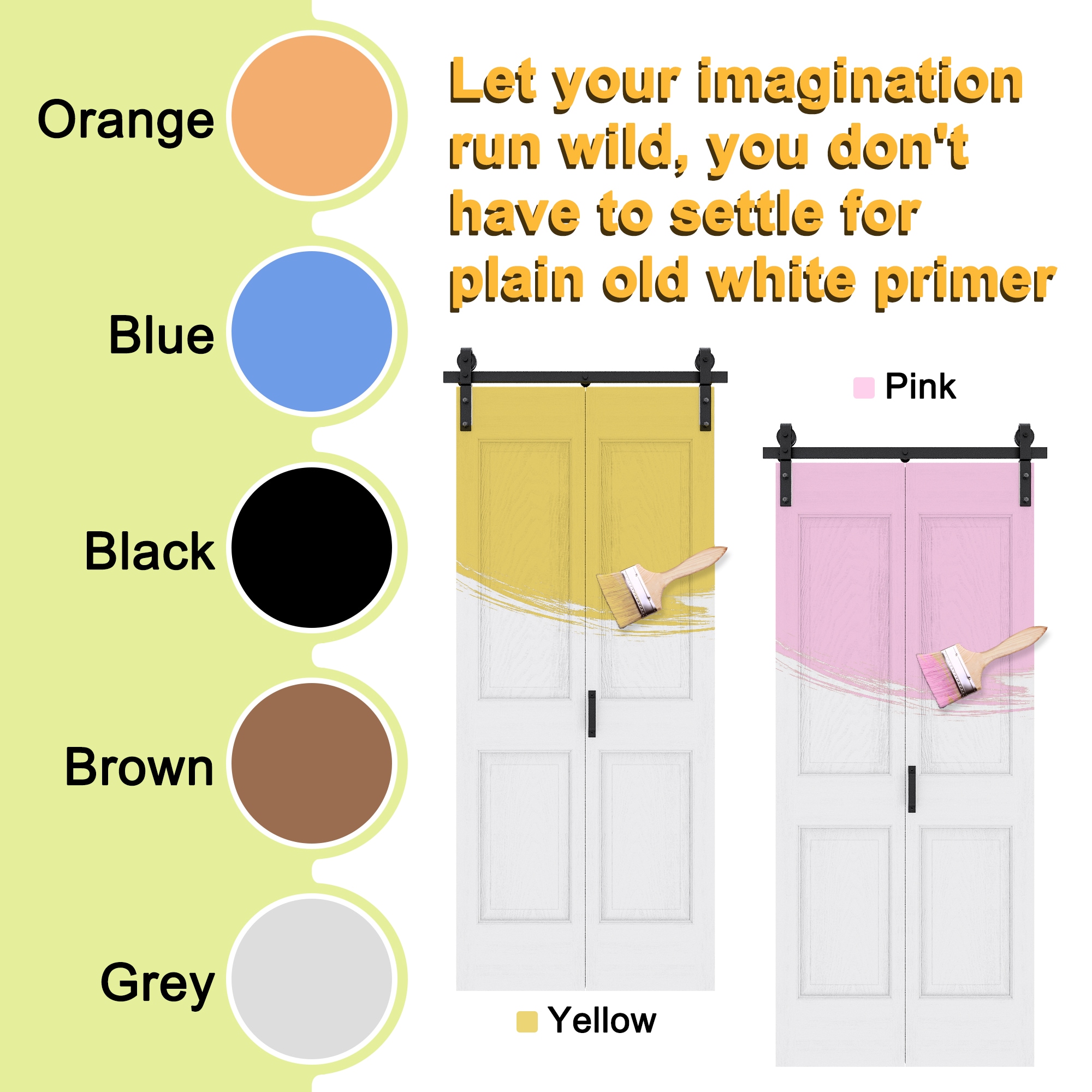 AINLARRY ZDGC-BD-KX4L-24 Barn-Doors - View #6