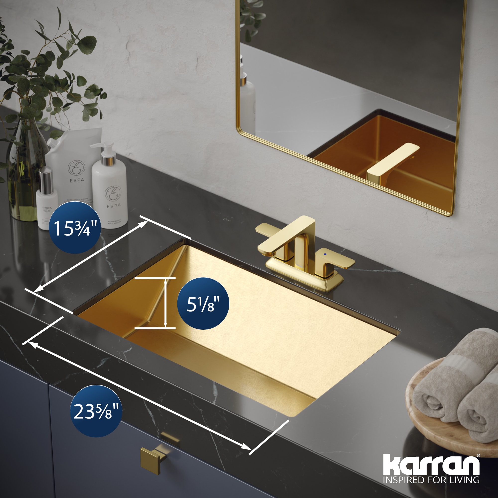 Karran CCU400G Bath-Sink - View #4