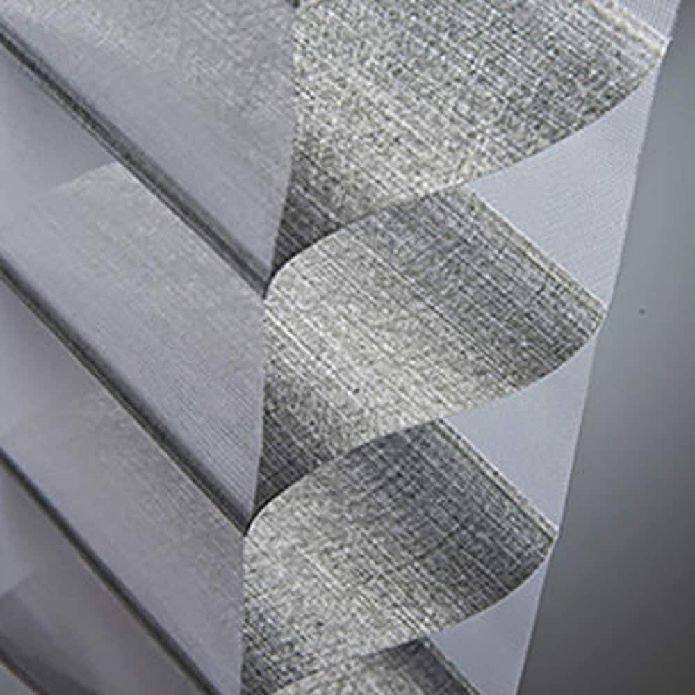 allen + roth 504641 Linen High Tide Light filtering Polyester Single Horizontal blinds swatch