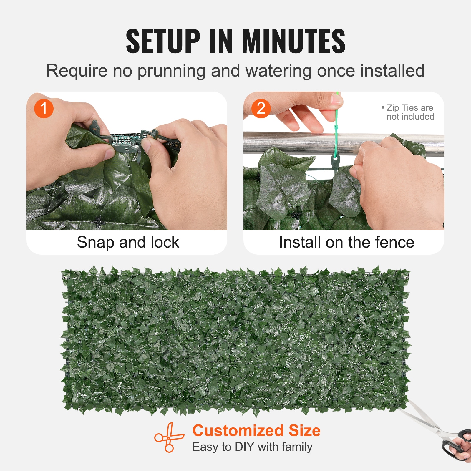 VEVOR WLSRZZWQ1J391EPVKV0 Precut-Artificial-Grass - View #4