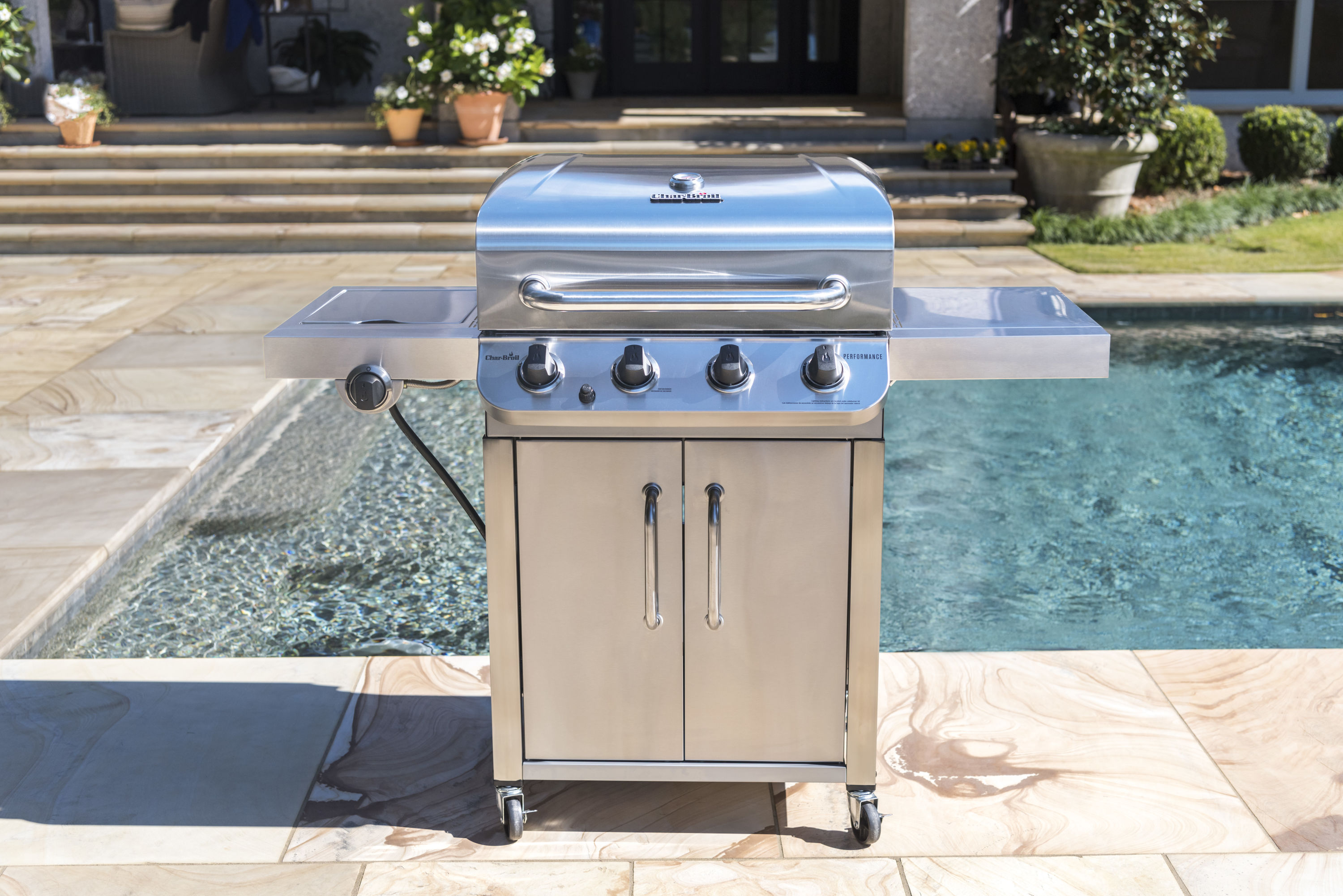 Char Broil Performance Series Stainless 4 Burner Liquid Propane