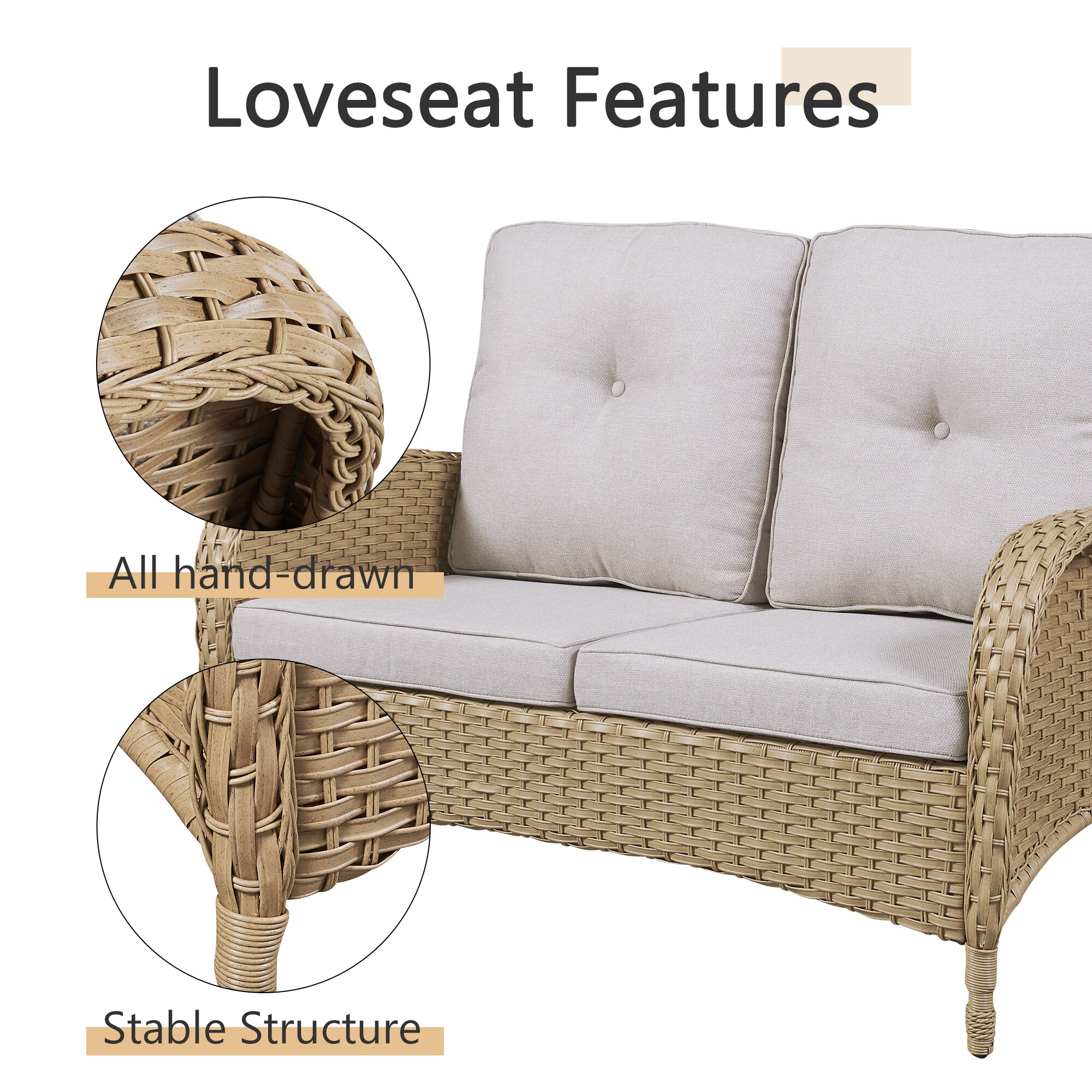 Rilyson FS046-1 Patio-Conversation-Sets - View #3