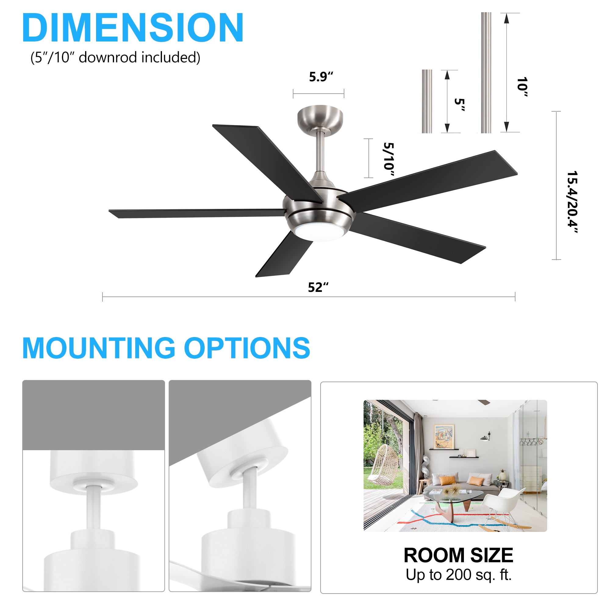 Breezary 32024-SN Ceiling-Fans - View #8