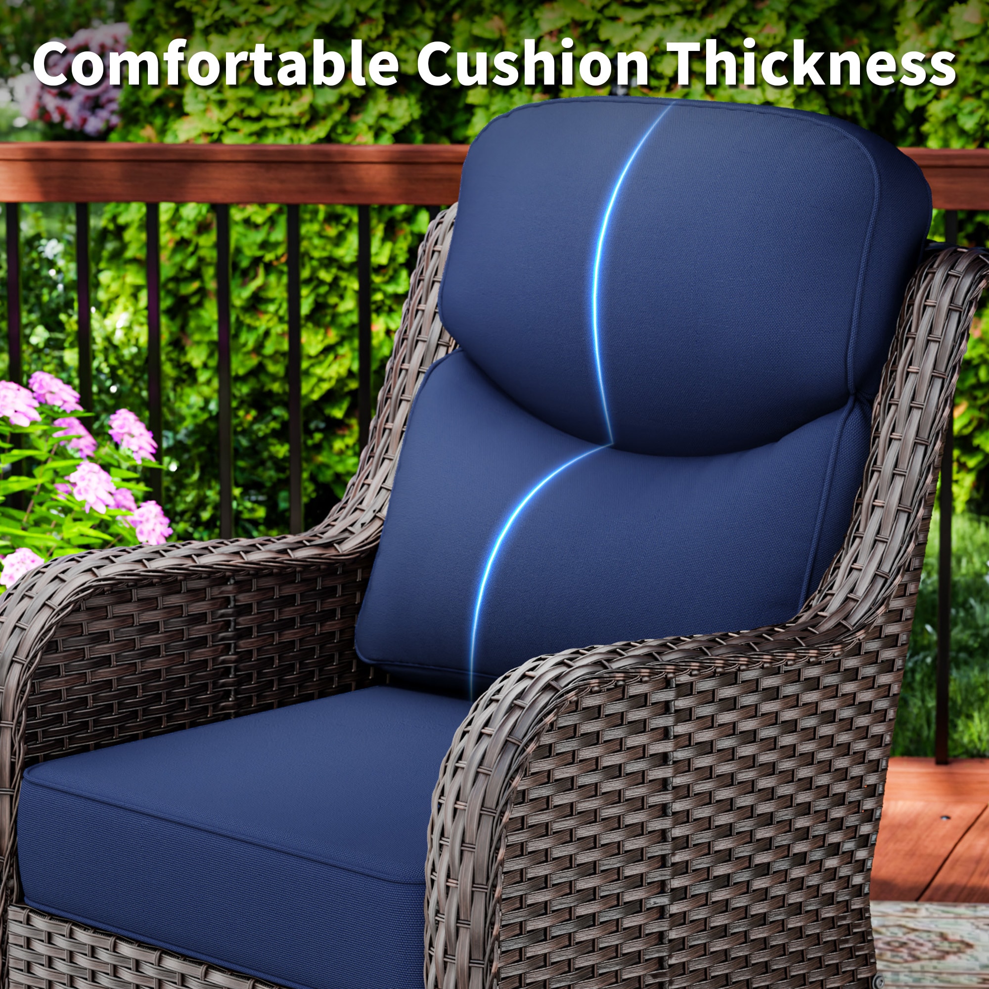 Gardenbee HGL-MA15-5-L Patio-Conversation-Sets - View #5