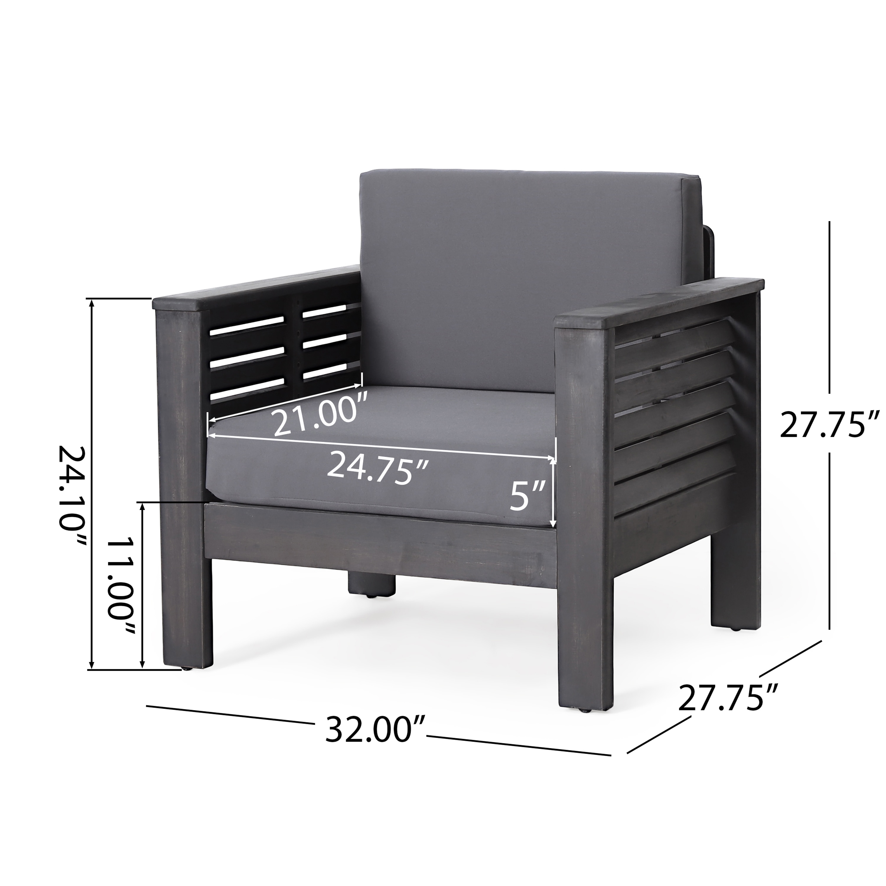 Moda Furnishings MD70692-DGRY Patio-Chairs - View #2