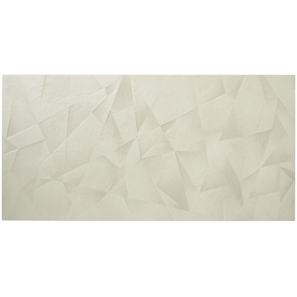 Artmore Tile EXT3RD104908 (Sample) Touchstone Gray 4-in x 8-in Grooved Porcelain Linear Brick Look Thinset Mortar Tile