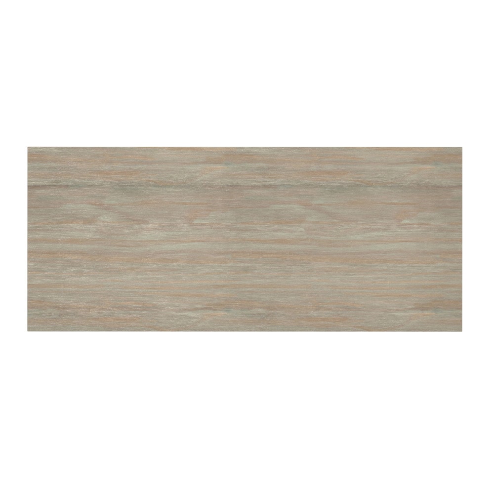 Distressed Grey Solid Wood 2-Door Accent Cabinet with Adjustable Shelves