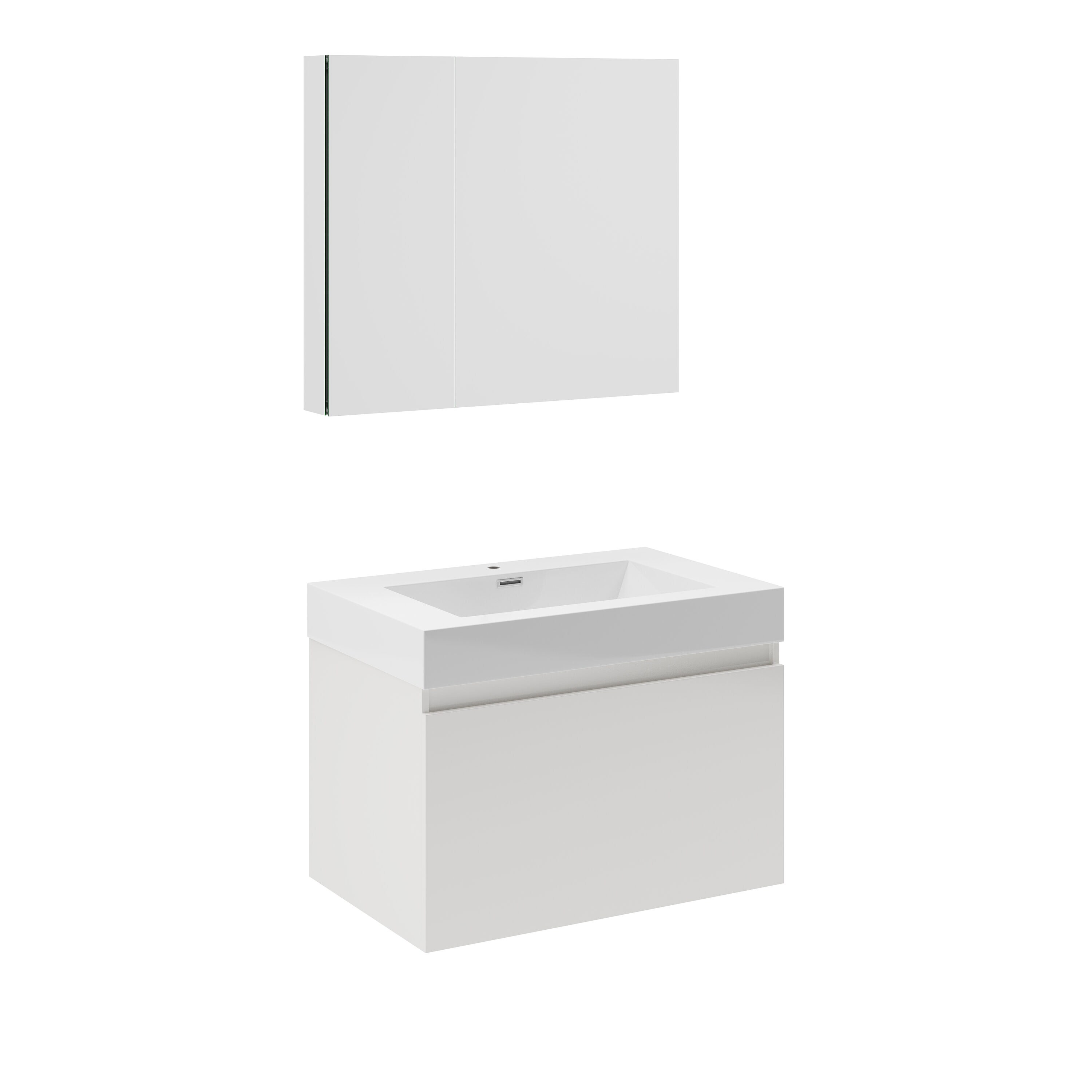 Fresca FVN8007WH Bath-Vanity-Combo - View #2