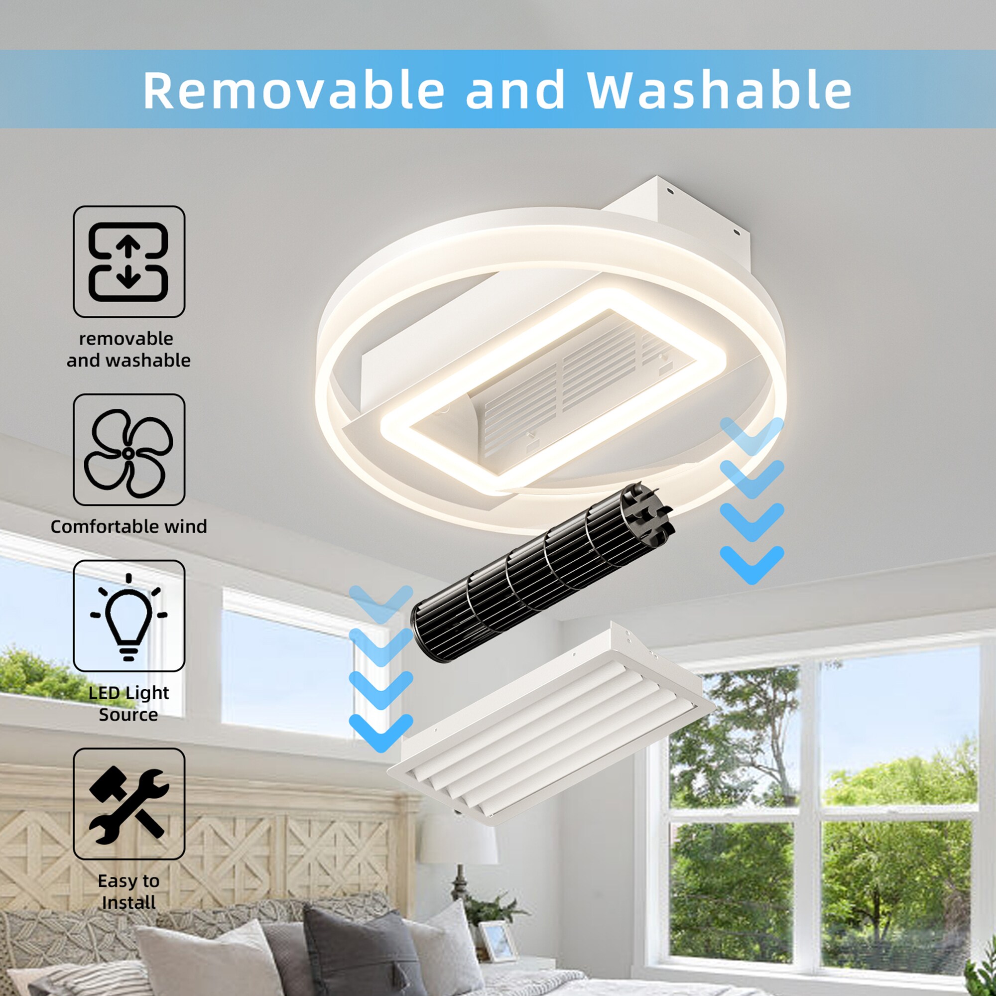 SINOFURN SYD120001WT Ceiling-Fans - View #7