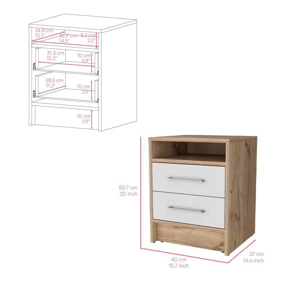 Clihome CL-JH052-013BK-N nightstands - View #6