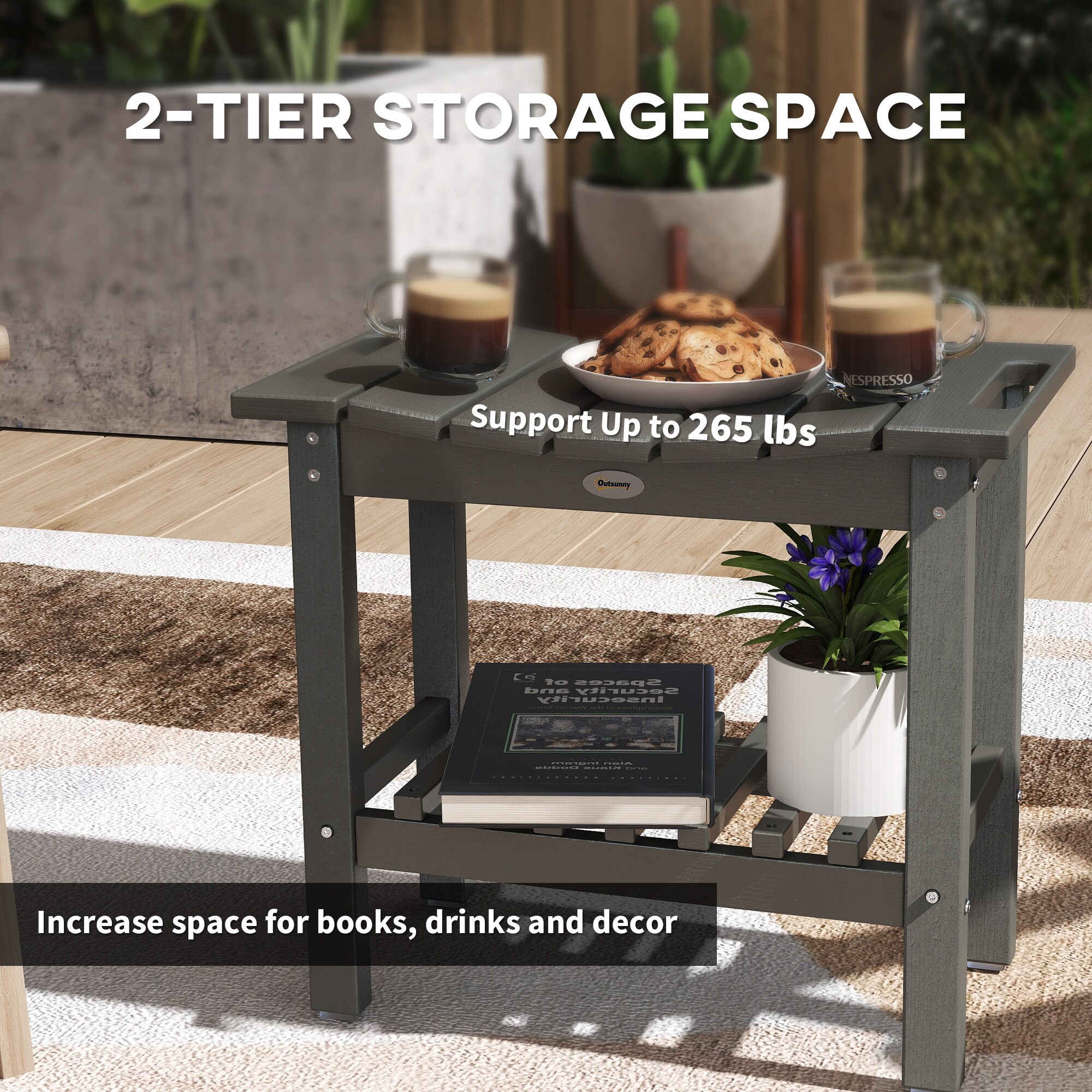 Outsunny 84G-744V00CG Garden-Stools - View #5