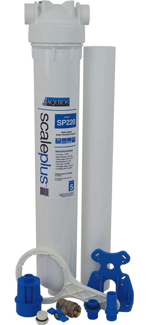 Aquios SP220 ScalePlus#8482 (Salt-Free) - Grain Water Softener For High Iron Levels
