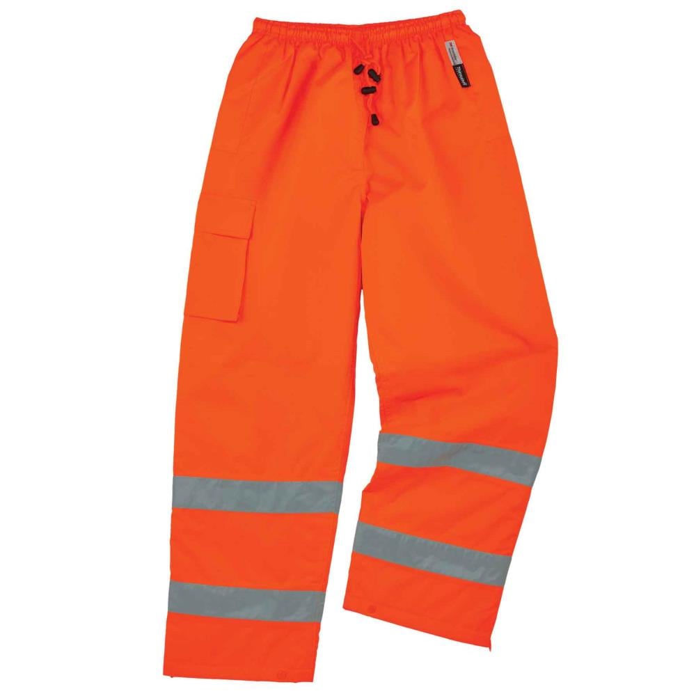 GloWear Adult Unisex Orange Work Pants (Small) in the Pants department ...