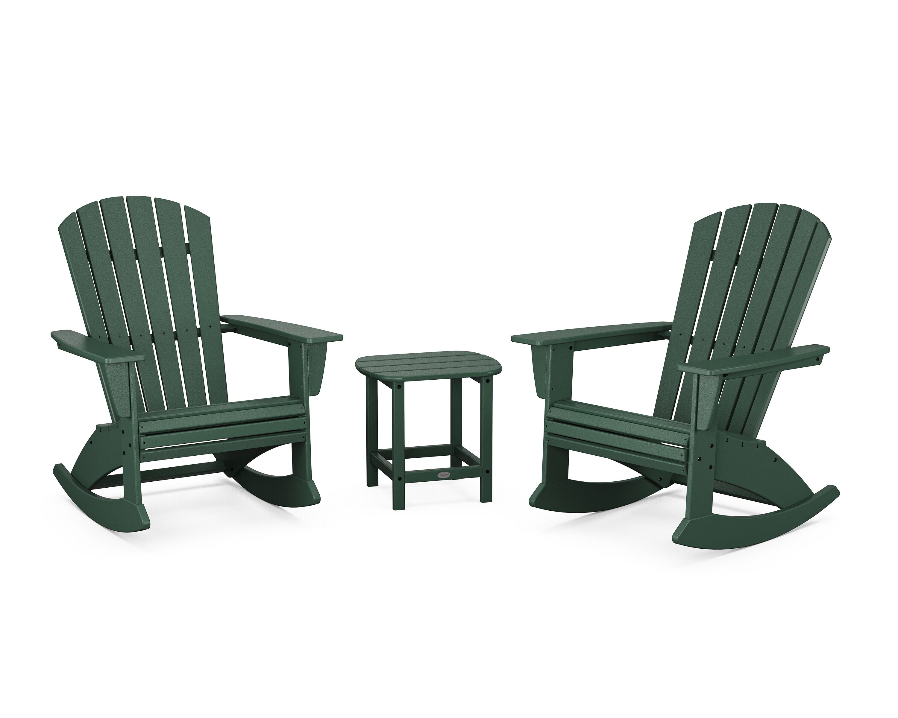 POLYWOOD PWS2204-1-GR 3 -Piece Patio Conversation Set