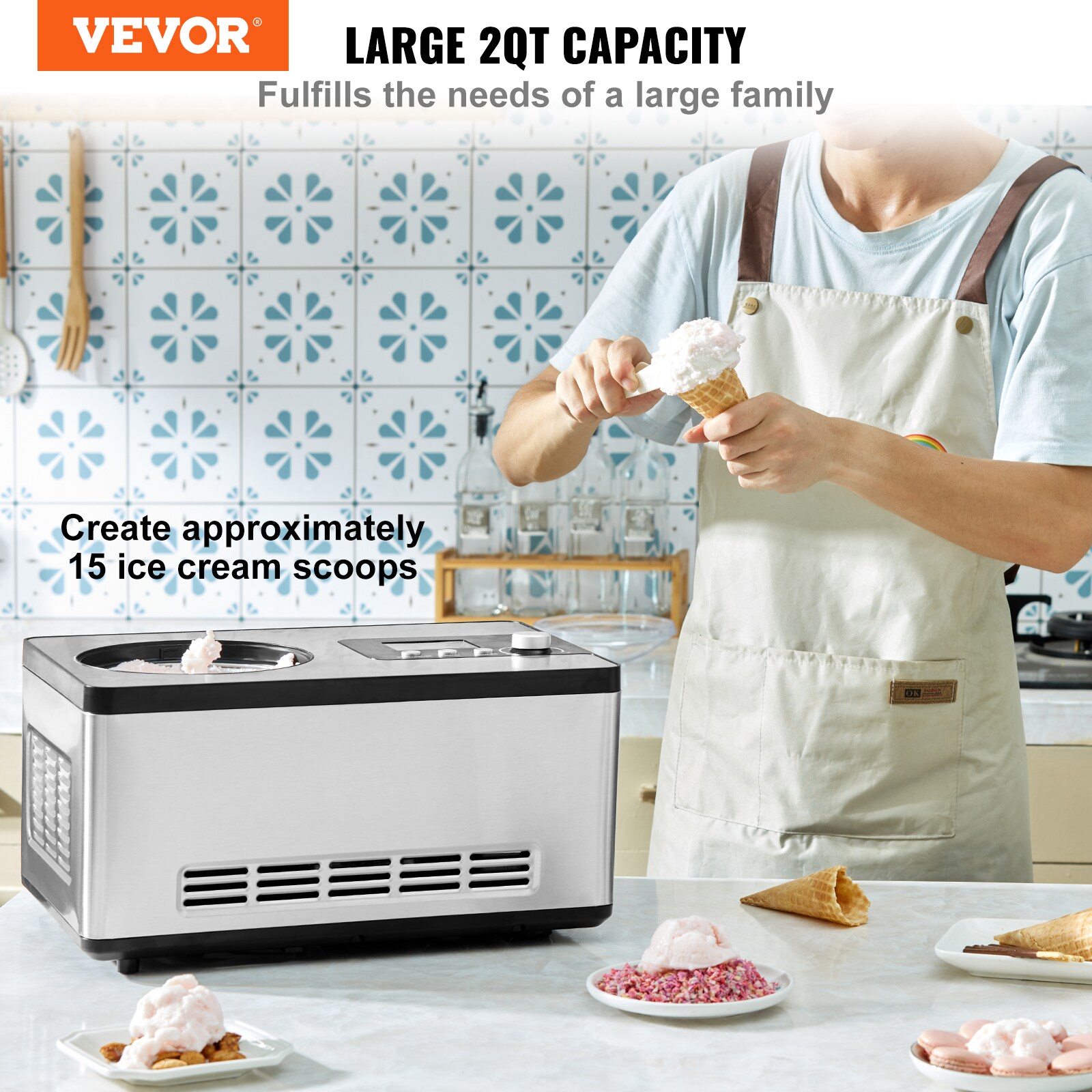 VEVOR JYBQLJ2KTYSJ0T1GSV1 Frozen-Confection-Appliances - View #5