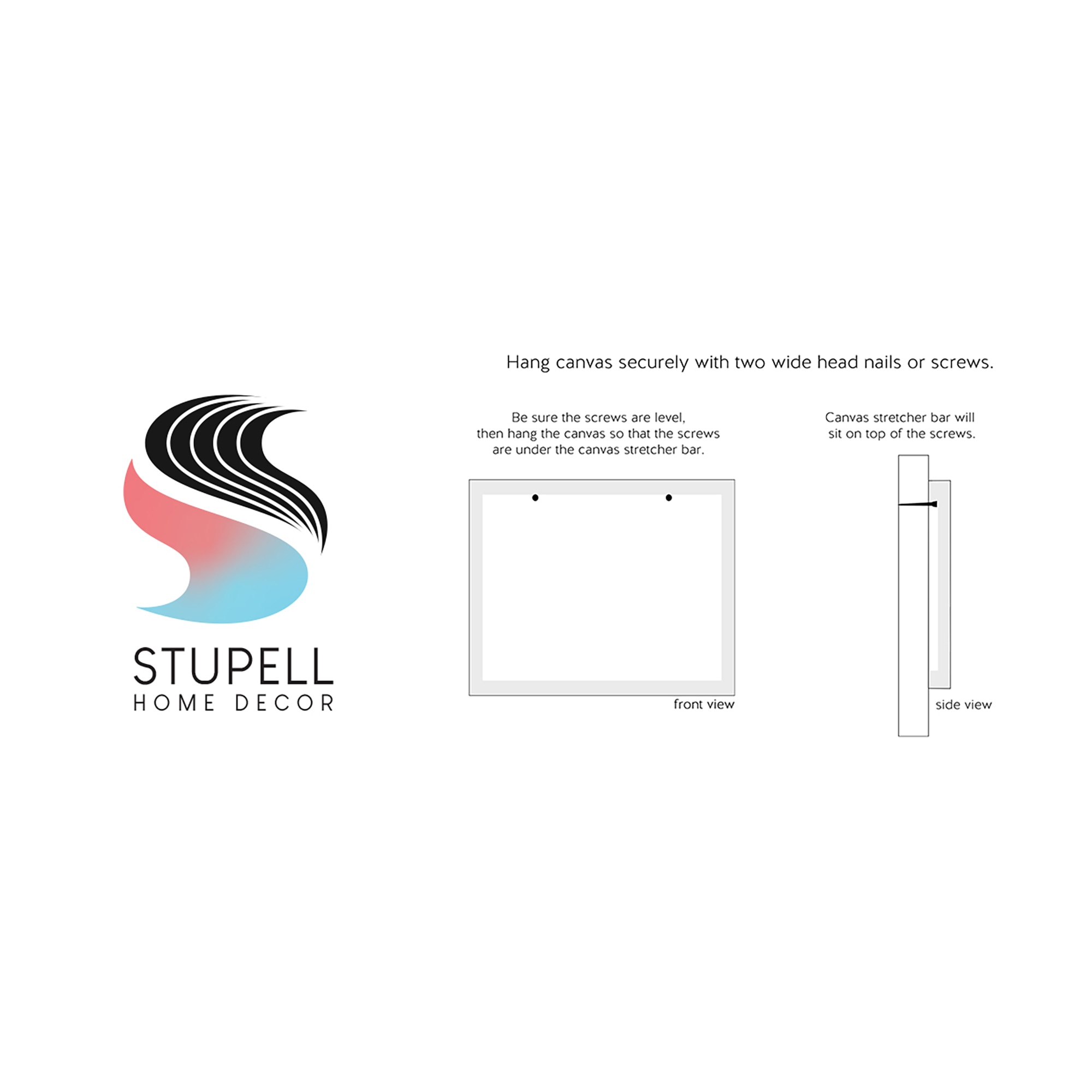 The Stupell Home Decor Black and White High Fashion Store Front Canvas Wall Art