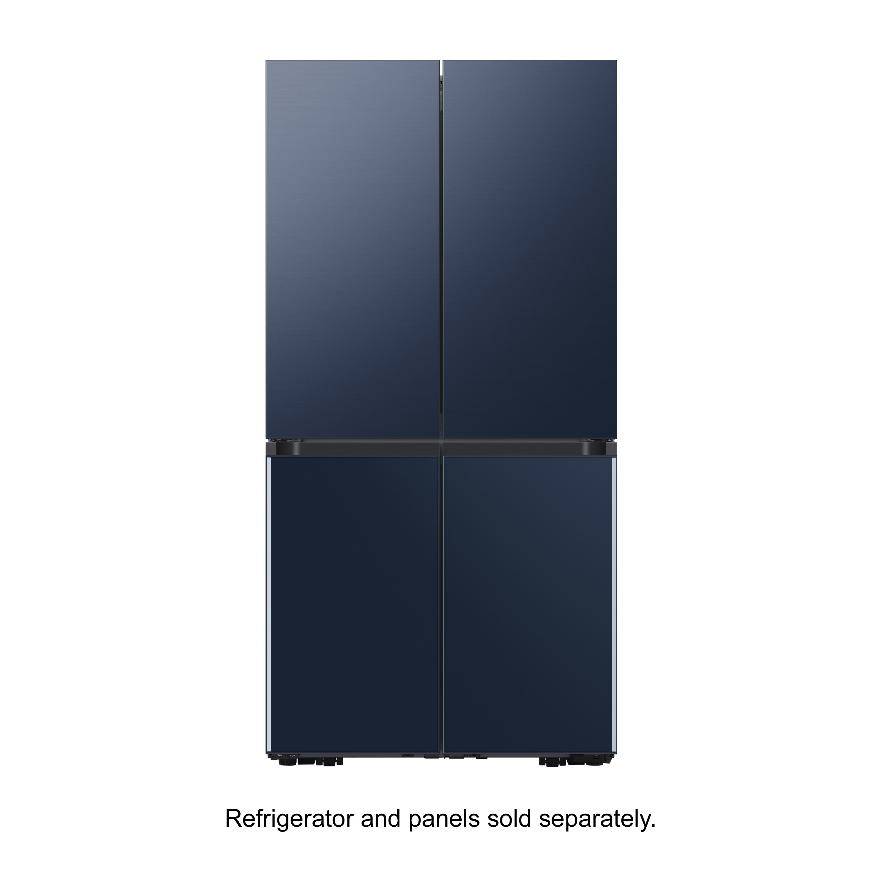 Samsung Bespoke 4-door Flex Refrigerator Top Panel In Navy Steel in the  Refrigerator Parts department at