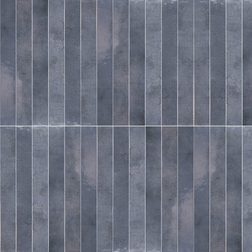 The Tile Life SVERT0216DR Sample - Vela Deep Royal 2-in x 16-in Glossy Porcelain Subway Wall Tile