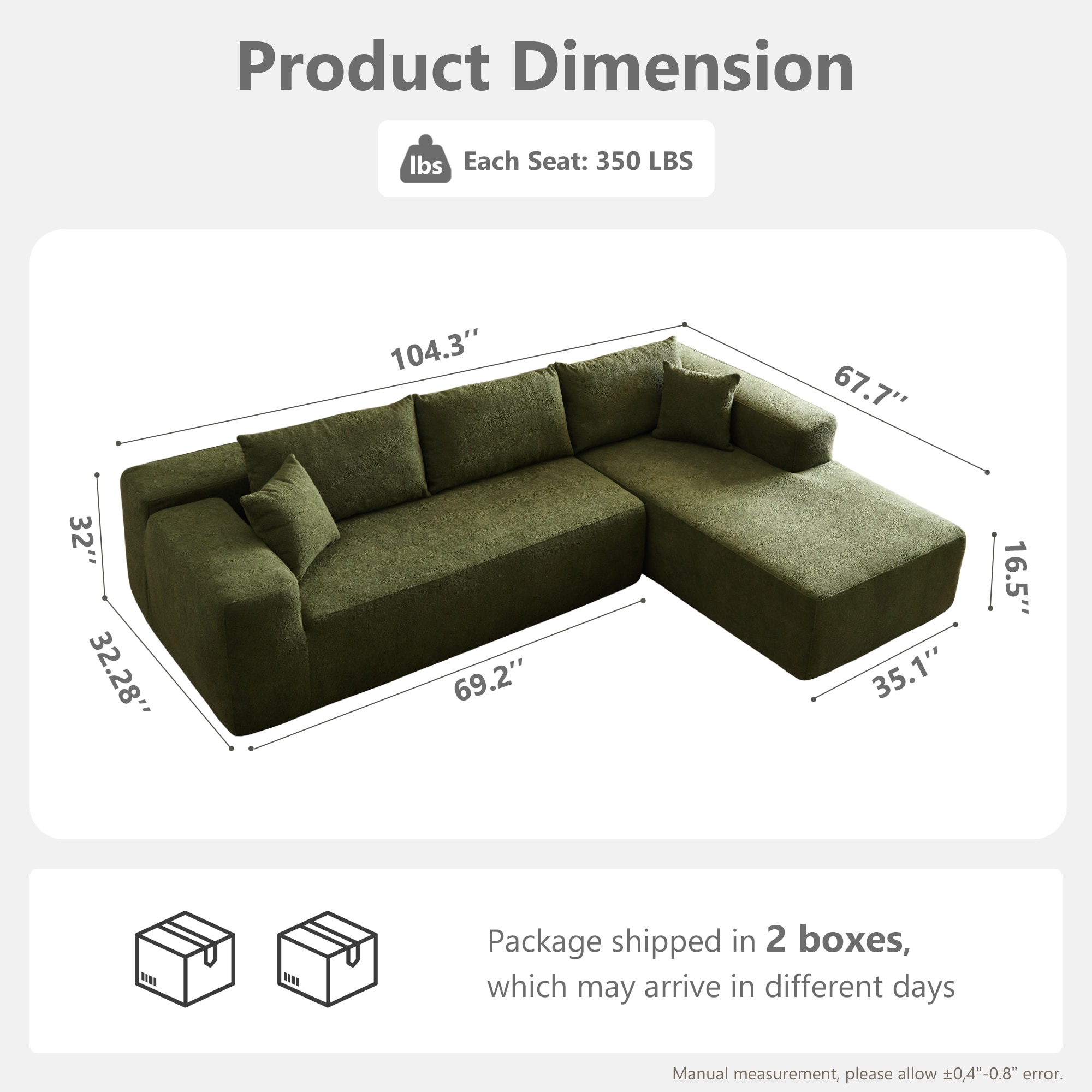 weaxty HMB2V670R Sofas-Loveseats - View #2
