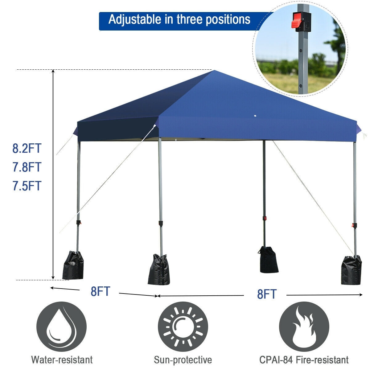Clihome CWCH-OP70299BL Canopies-Sl - View #5