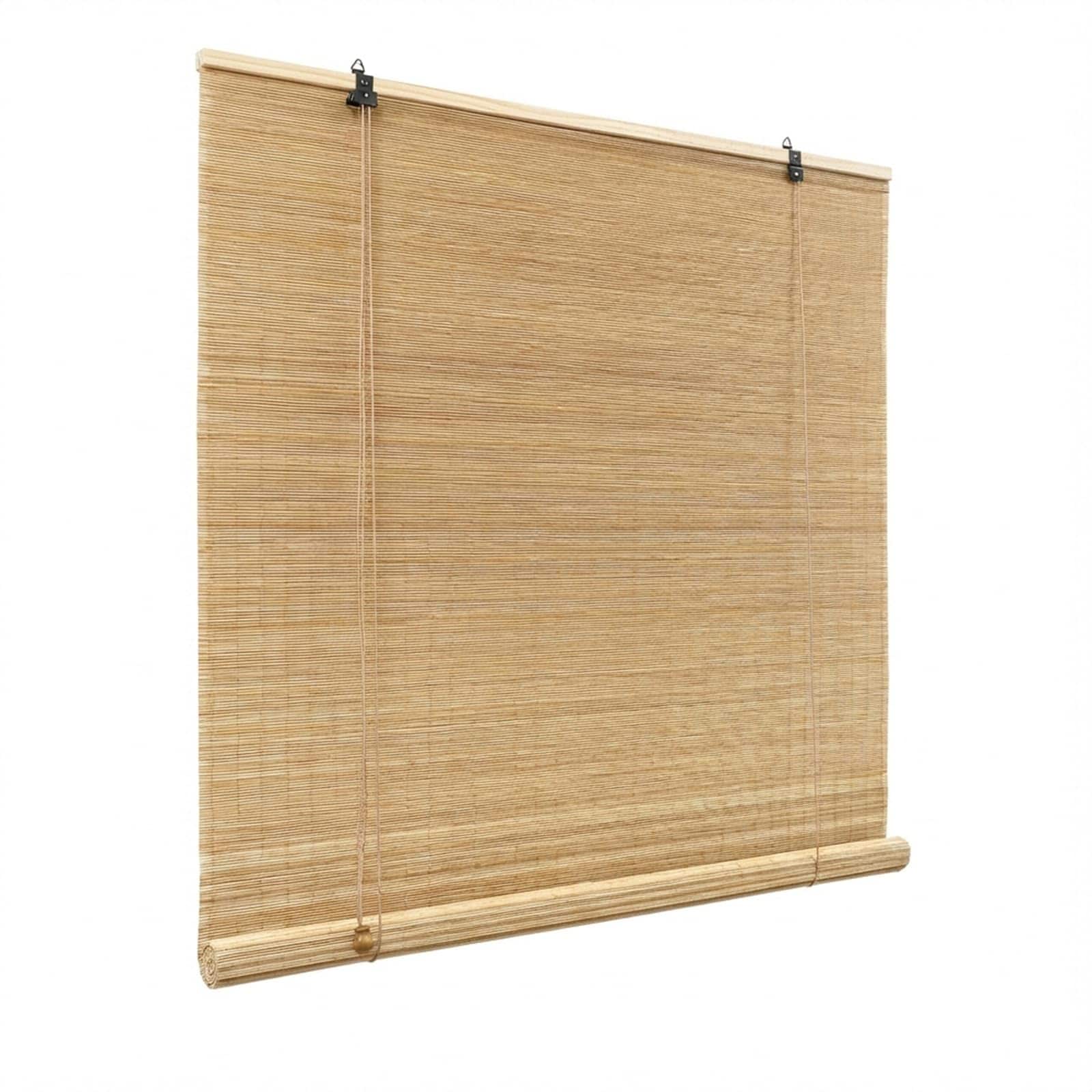 Lukvuzo Bamboo Blinds for Interior and Exterior Windows Custom Roll Up ...